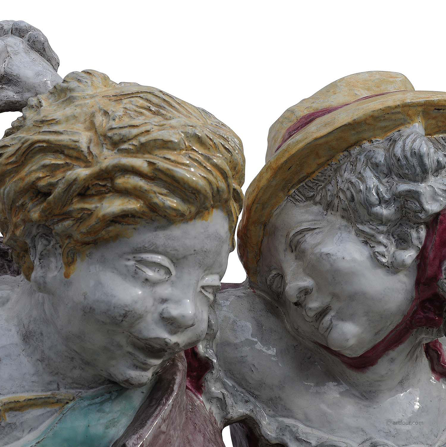 Nymphenburg Porcelain Sculpture Dancing Couple by Josef Wackerle
