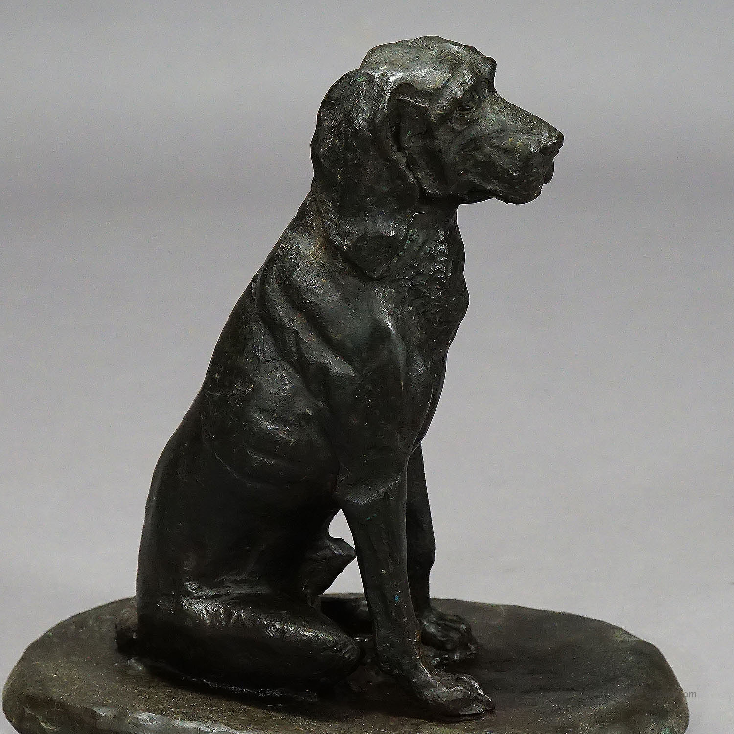Antique Artistic Bronze Cast of a Retriver Dog, Germany ca. 1900