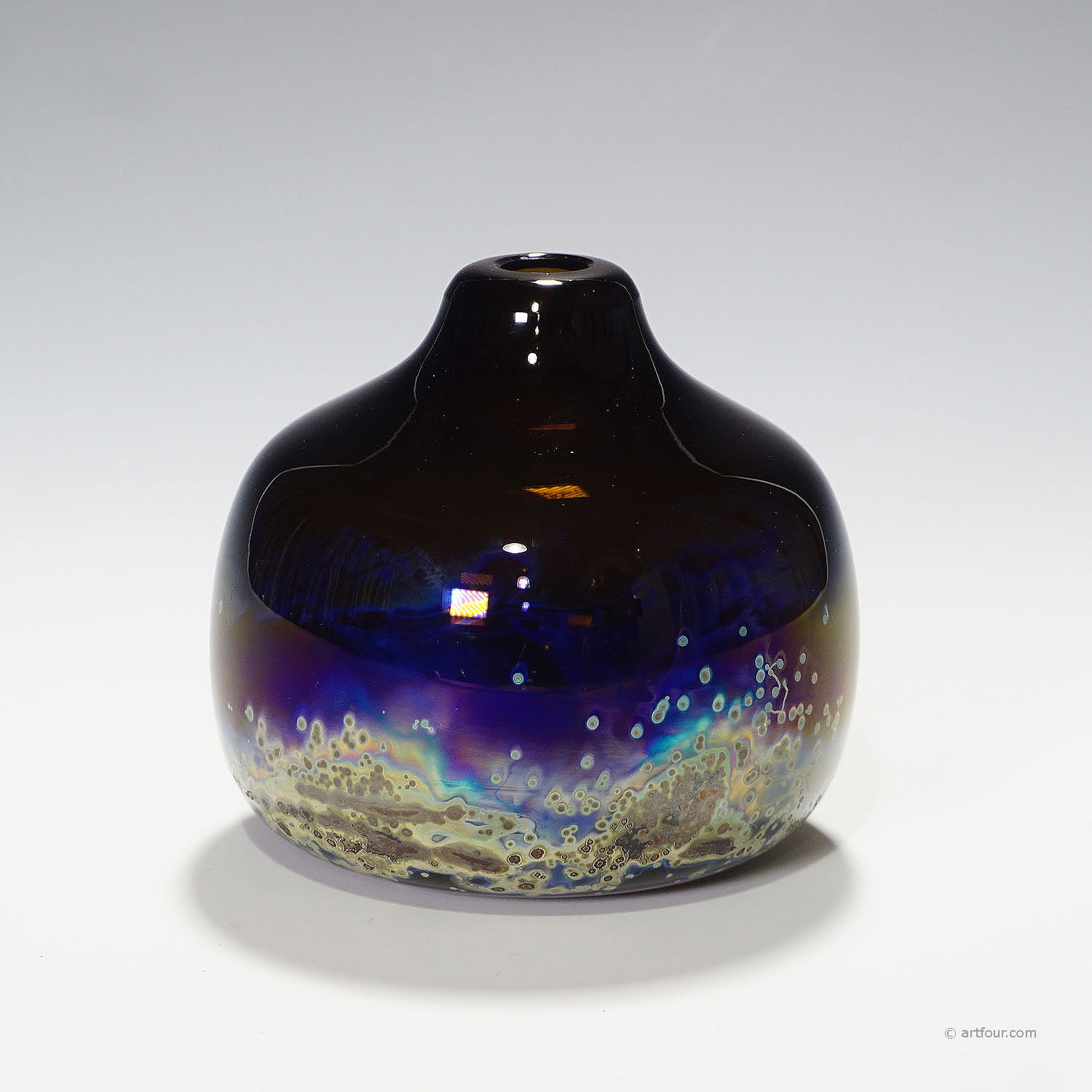 Vintage Vase 'Aomi' Designed by H. R. Janssen for Graal Glas ca. 1970
