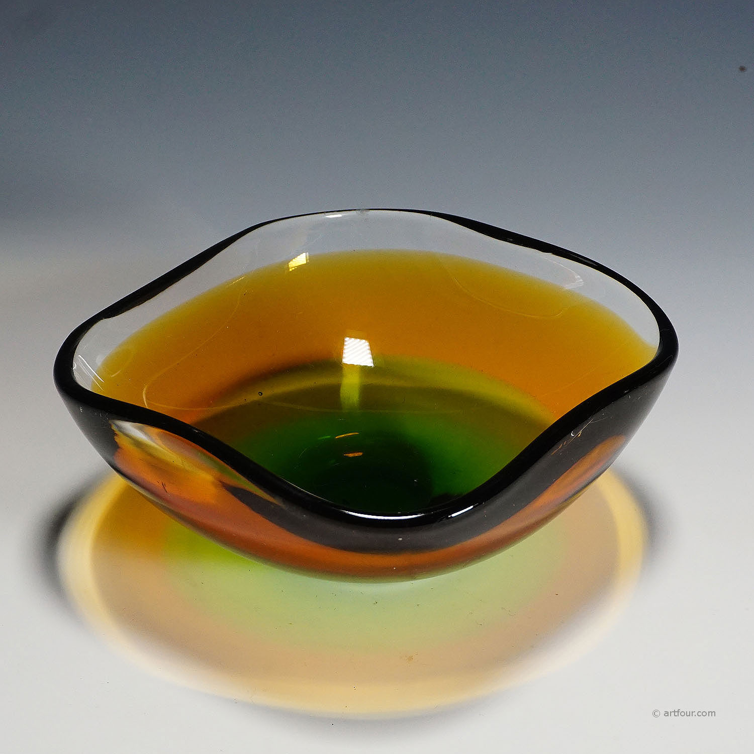 Seguso Vetri d'arte (attr.) Murano art glass bowl 1950ties