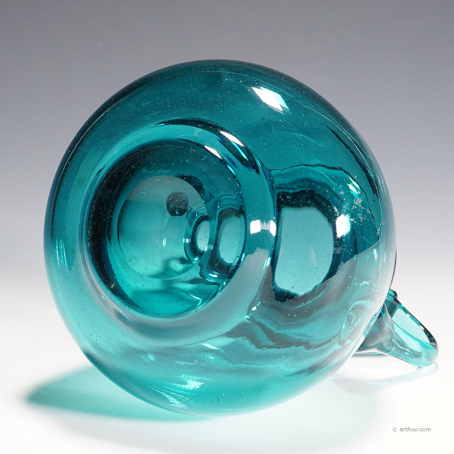 Vintage Aryballos Glass Vase by Ichendorfer Glassworks ca. 1960s