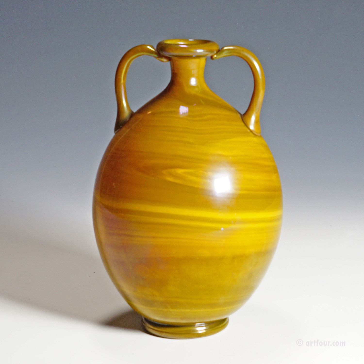Vetro Calcedonio Vase by Napoleone Martinuzzi for Venini Murano ca. 1930s