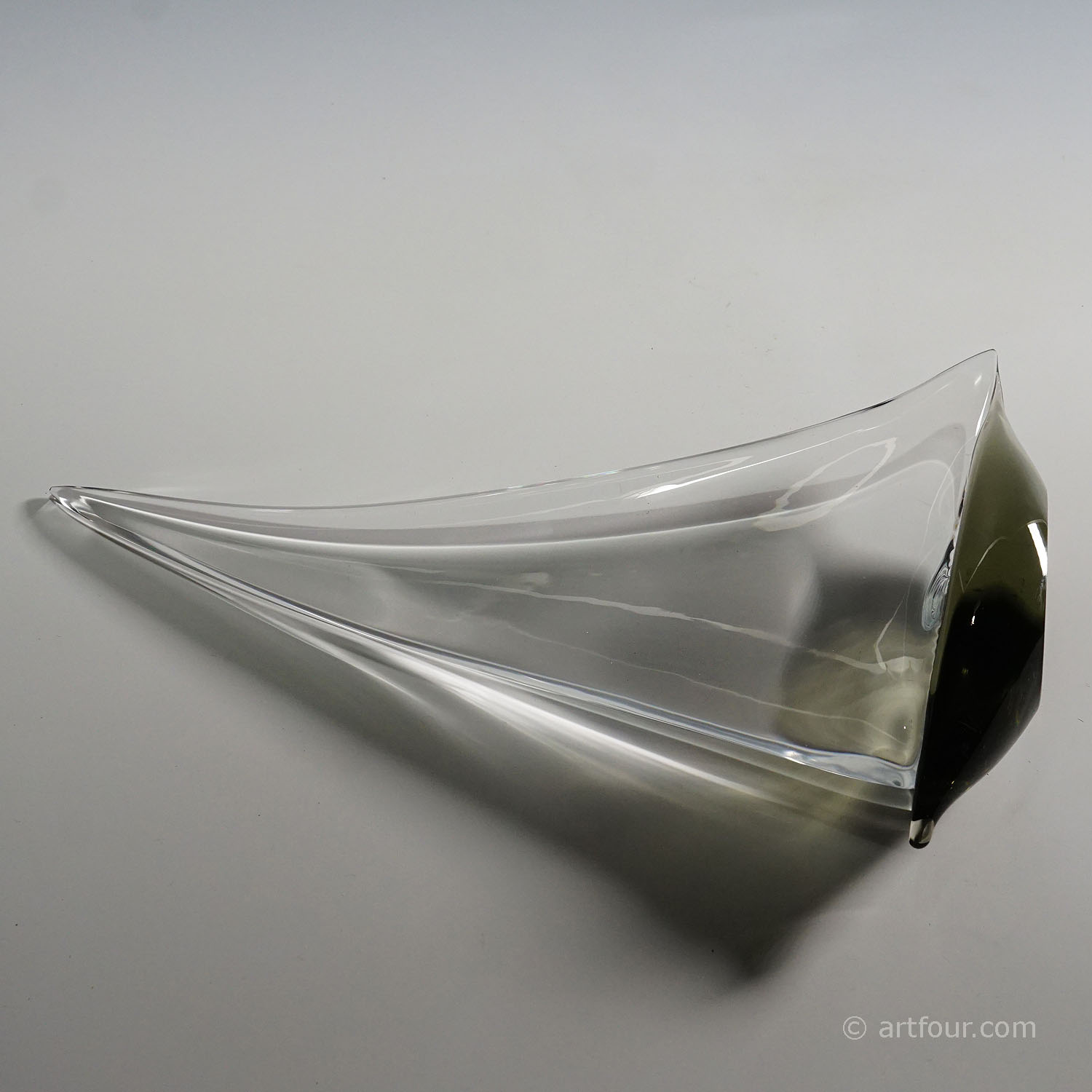 Glass Sculpture of a Sailboat Designed by Livio Seguso ca. 1970s