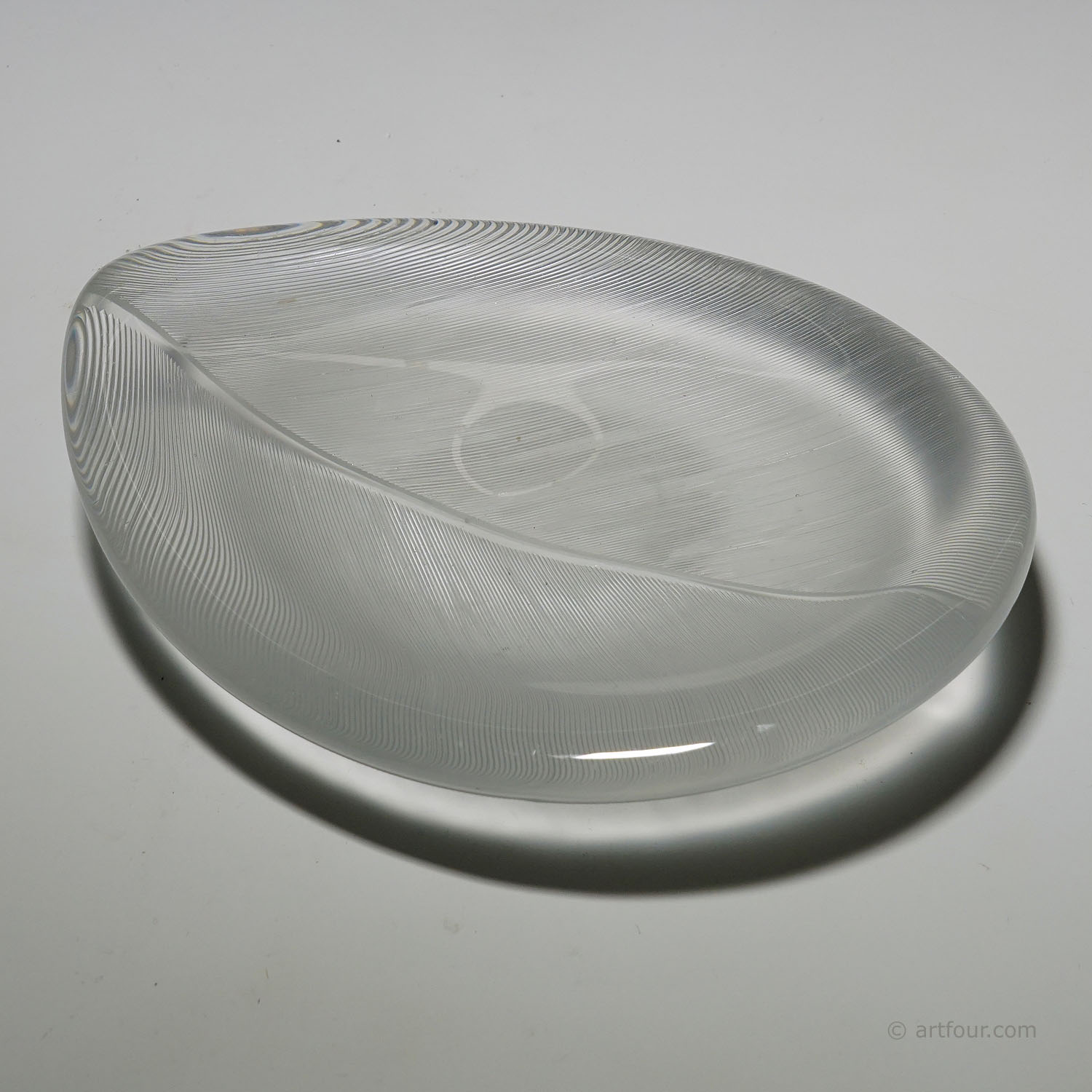 Vintage Art Glass Bowl by Tapio Wirkkala for Iittala 1952