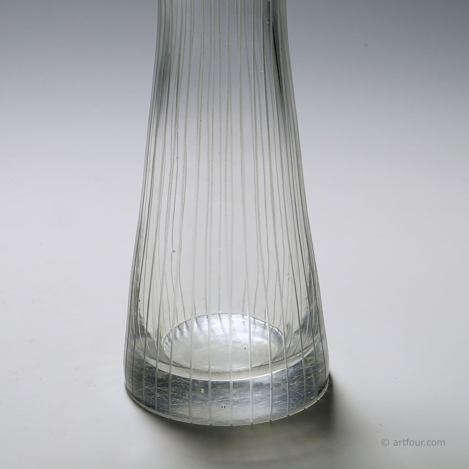 Vintage Art Glass Vase by Tapio Wirkkala for Iittala 1954
