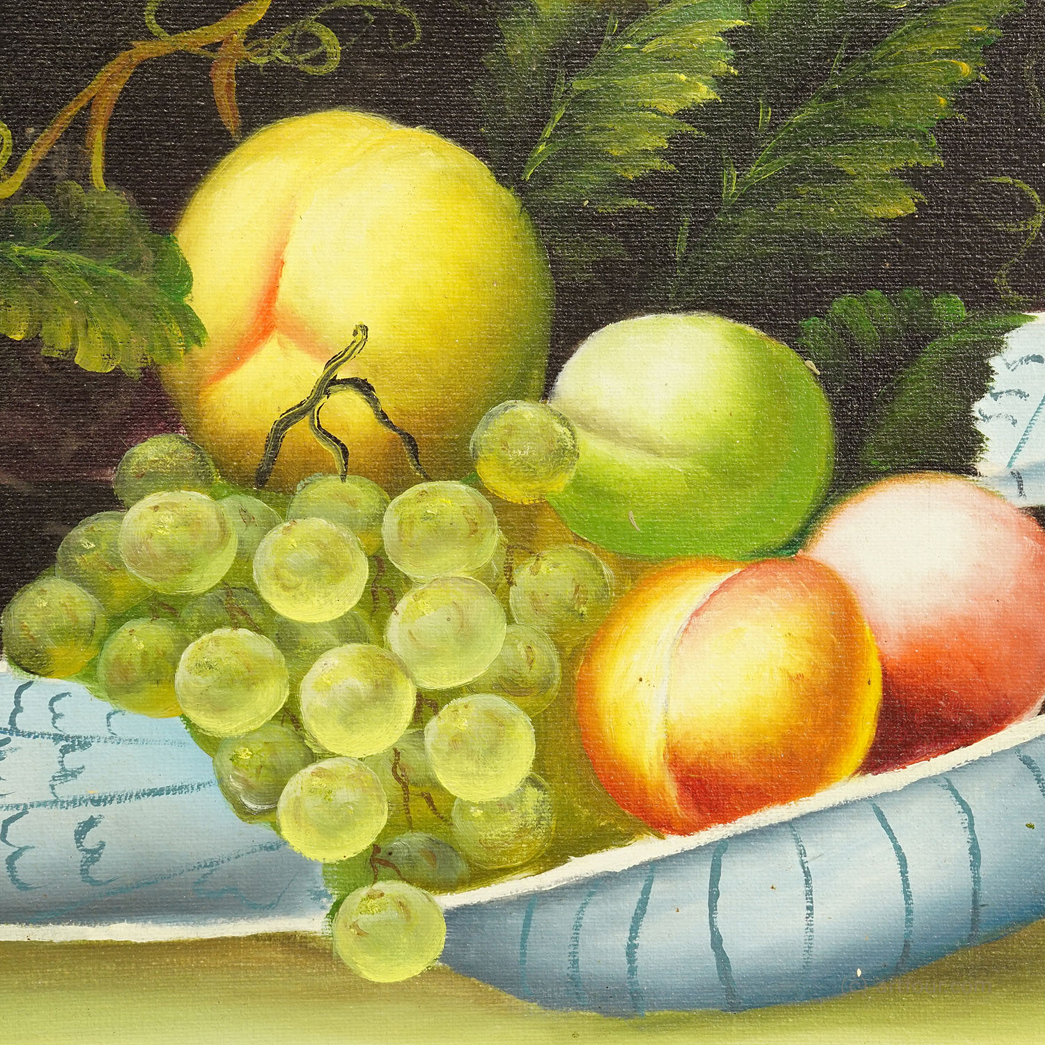 Still Life with Fruits, Oil Painting on Canvas, Germany 1950s