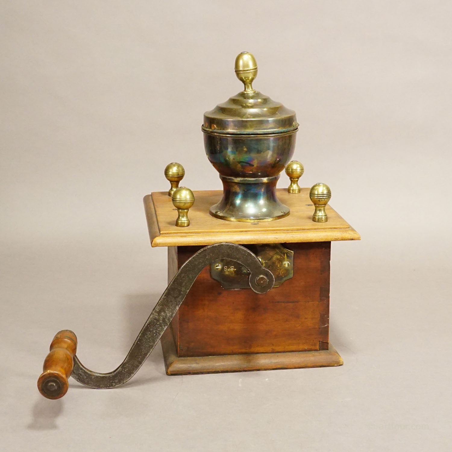 A Large Antique Coffee Grinder, Germany ca. 1900s