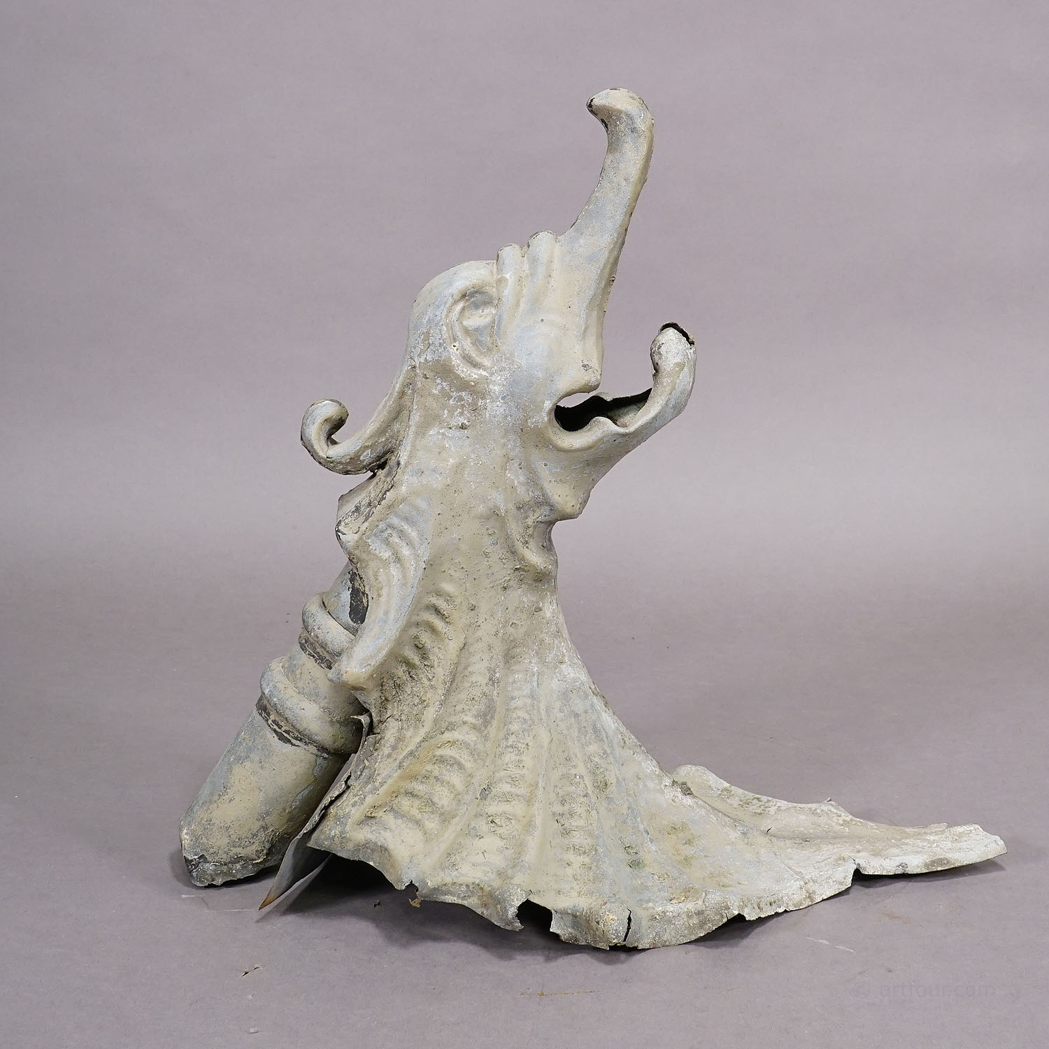 Antique Gargoyle Water Spout from a Rain Pipe, Germany 19th Century