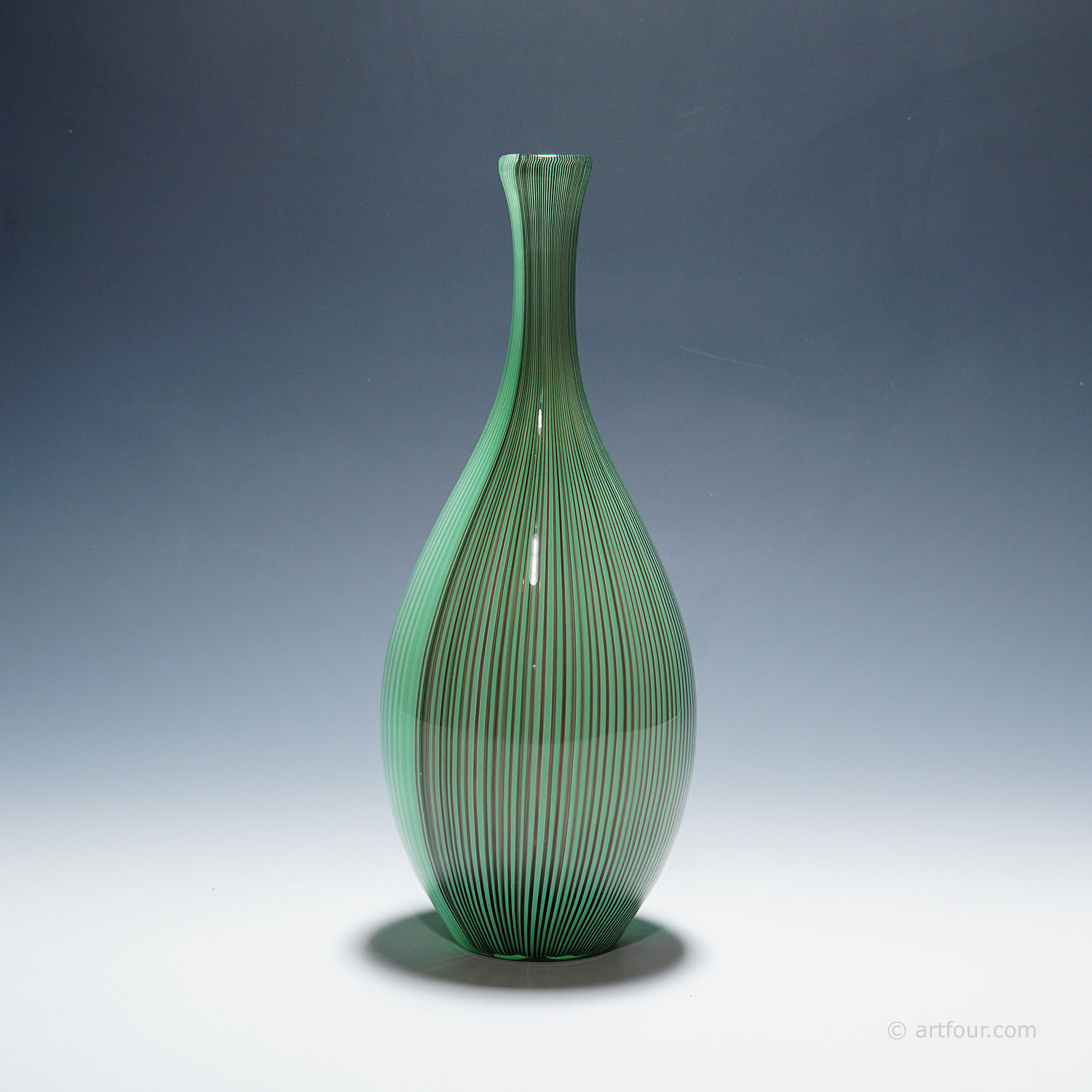 Large Tessuto Vase by Carlo Scarpa for Venini Murano