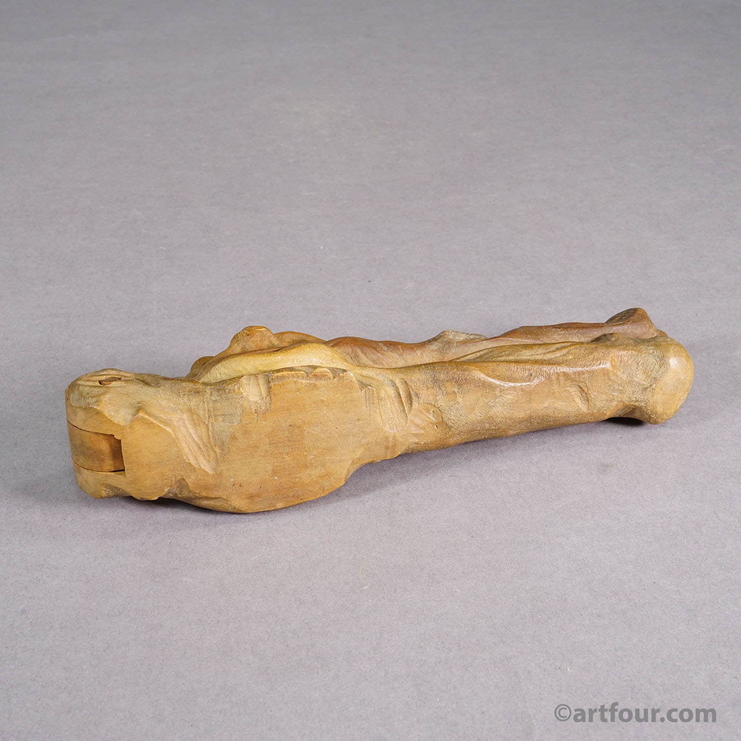 Handcarved Wooden Nutcracker, Tyrol ca. 1950