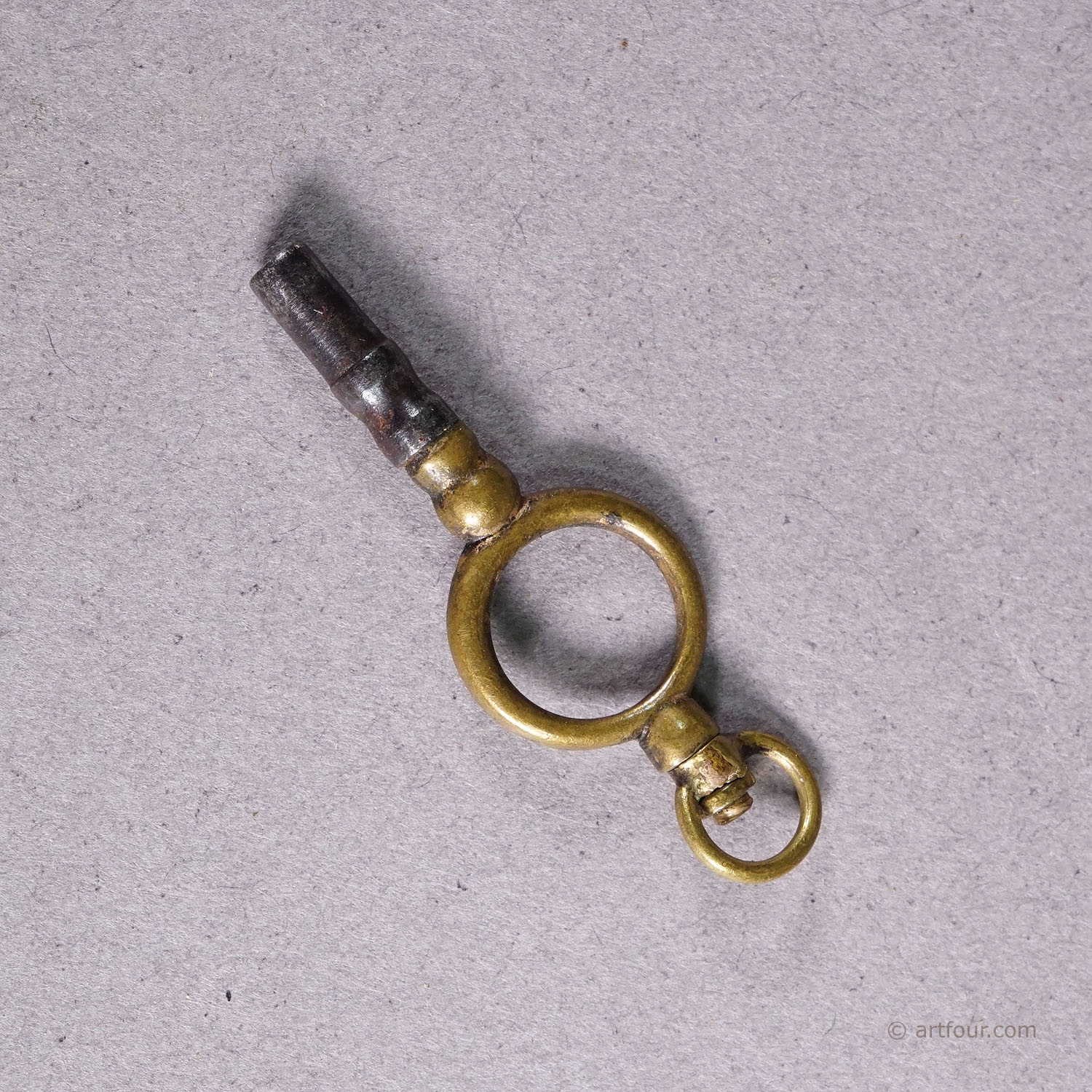 Antique Mantel Clock under Glass Dome, ca. 1870