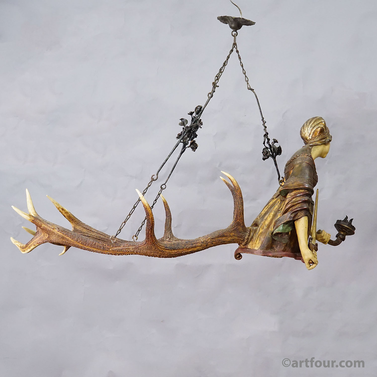 Antique Lusterweibchen Depicting Lucretia, Germany 1900