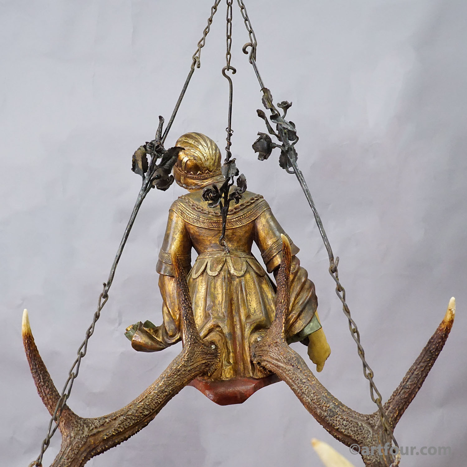 Antique Lusterweibchen Depicting Lucretia, Germany 1900