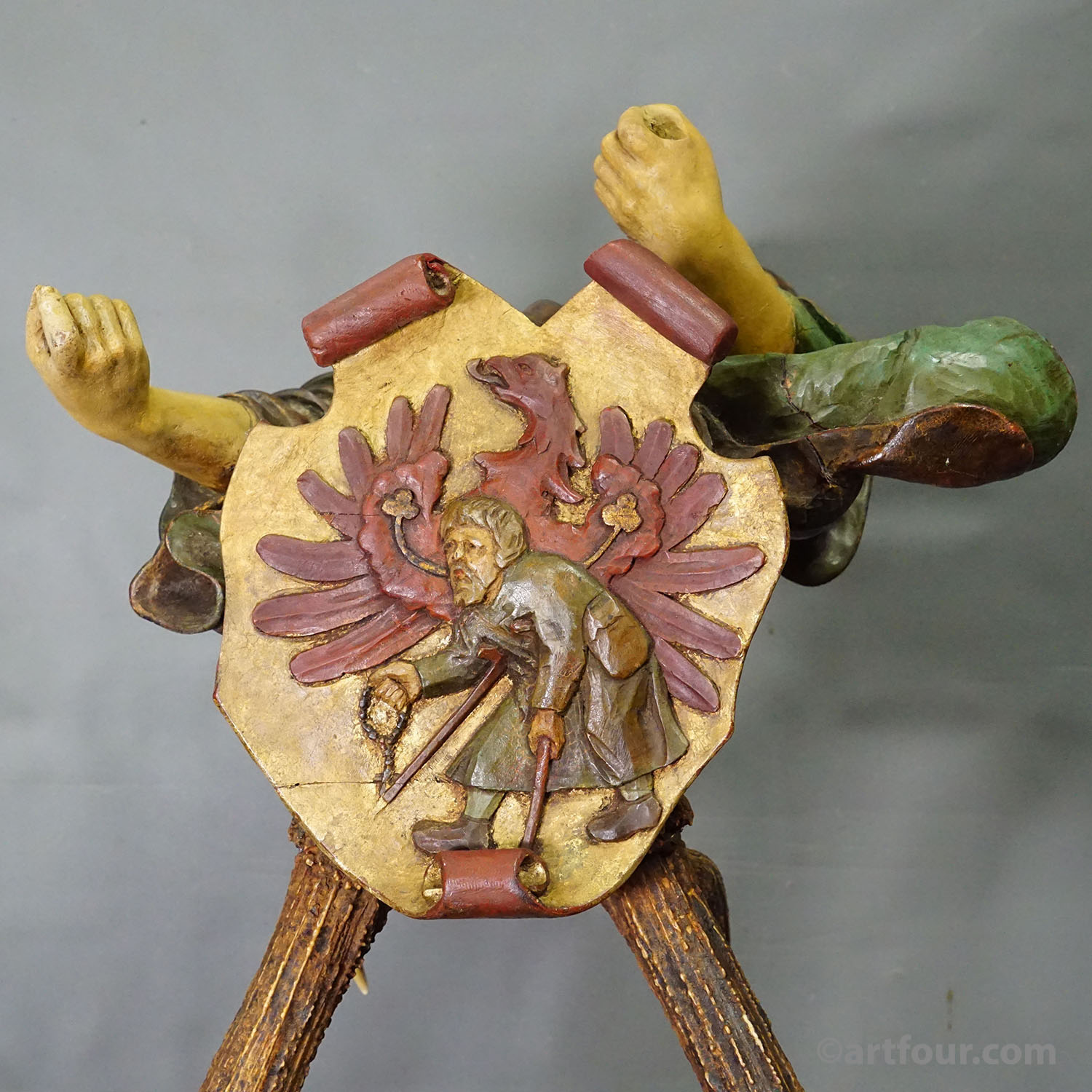 Antique Lusterweibchen Depicting Lucretia, Germany 1900