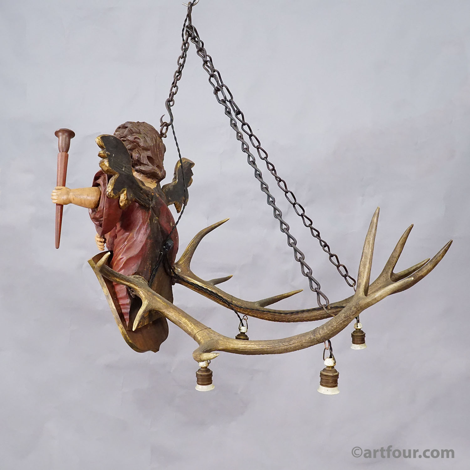 Antique Lusterweibchen Angel, Germany 1900