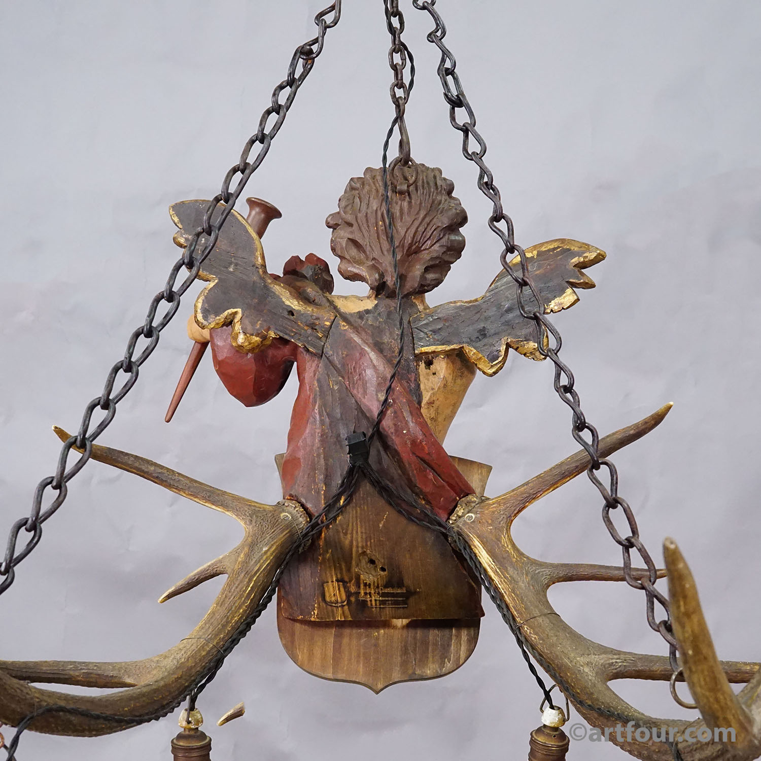 Antique Lusterweibchen Angel, Germany 1900