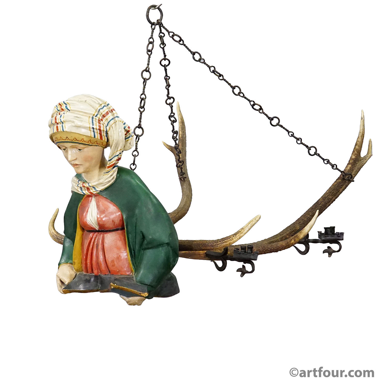 Antique Lusterweibchen of a Patrician Lady, Germany 1900