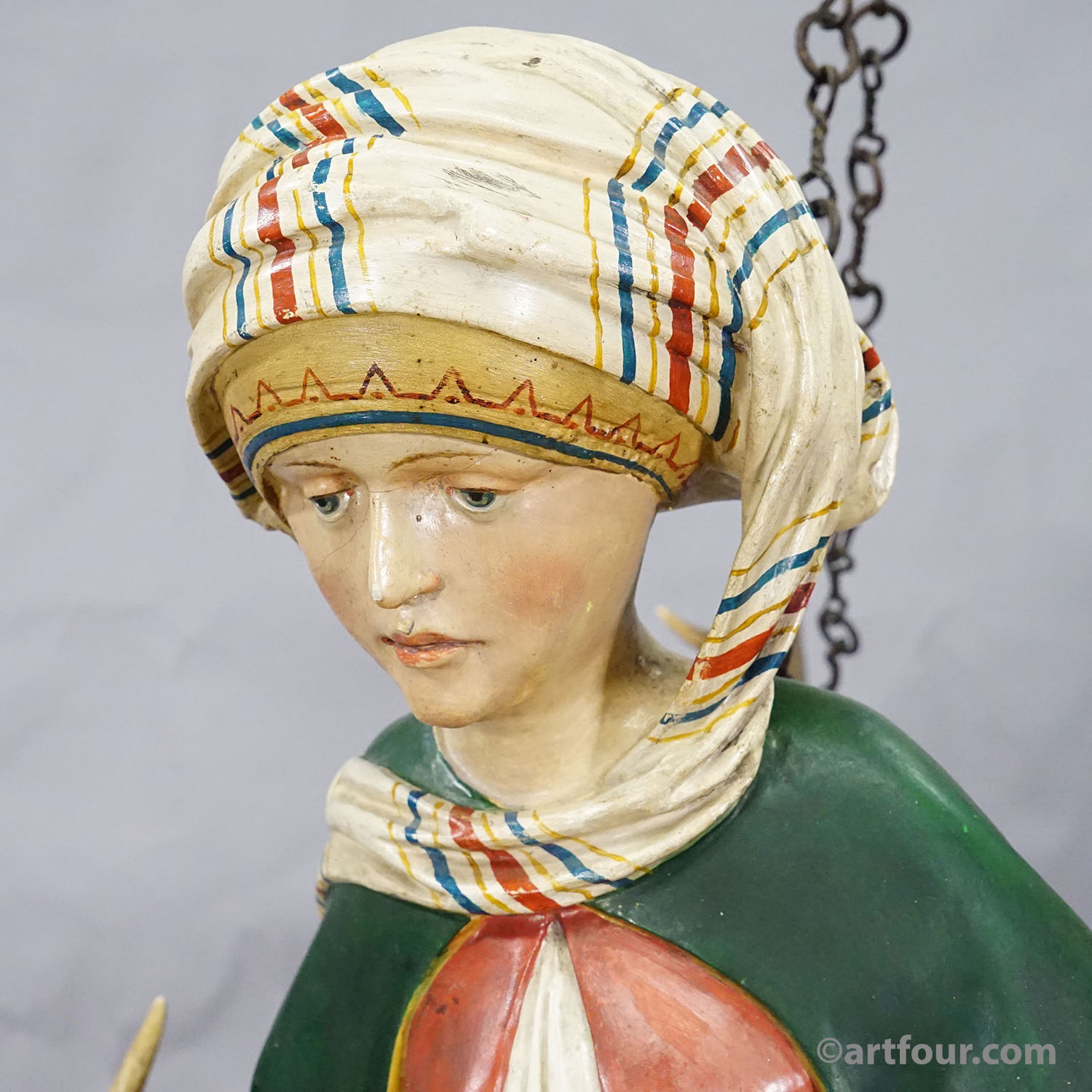 Antique Lusterweibchen of a Patrician Lady, Germany 1900