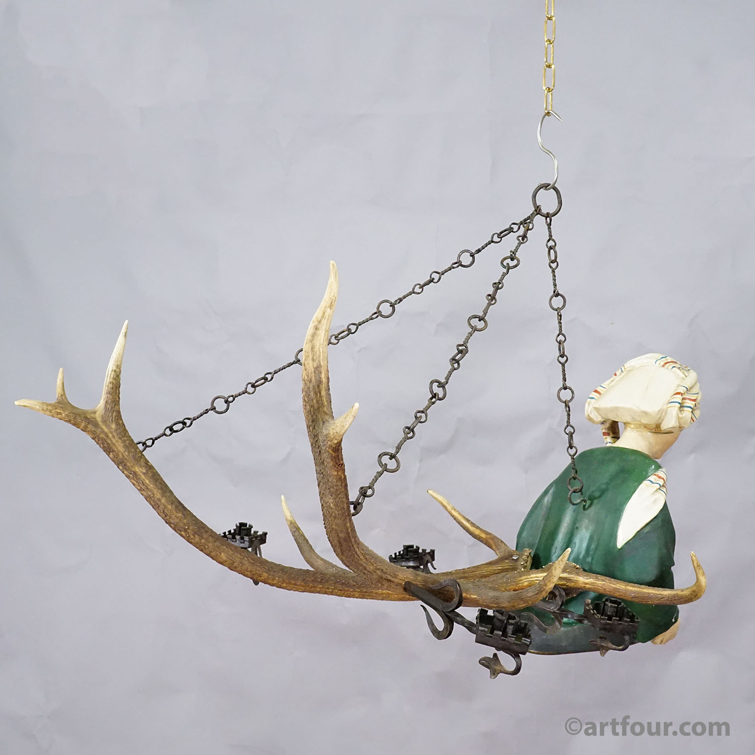 Antique Lusterweibchen of a Patrician Lady, Germany 1900