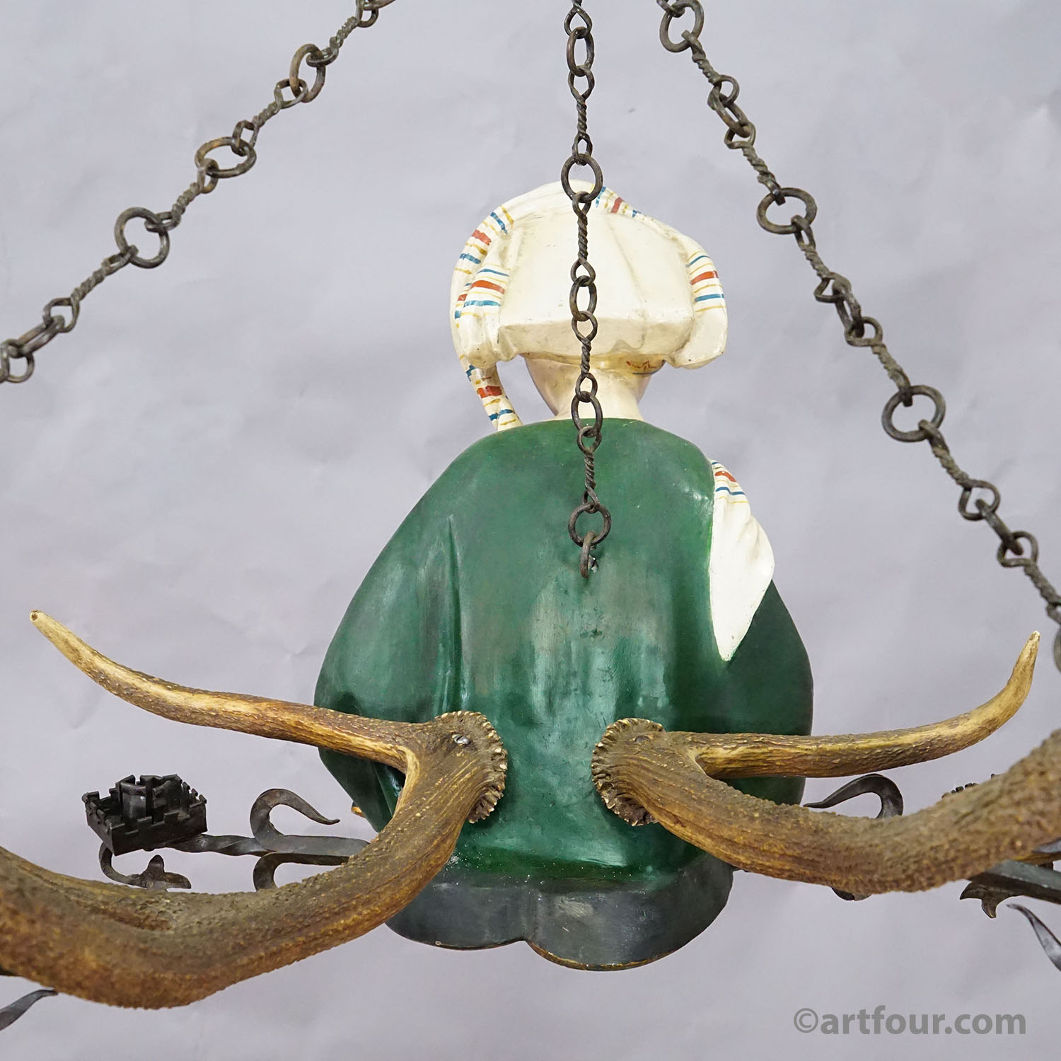 Antique Lusterweibchen of a Patrician Lady, Germany 1900