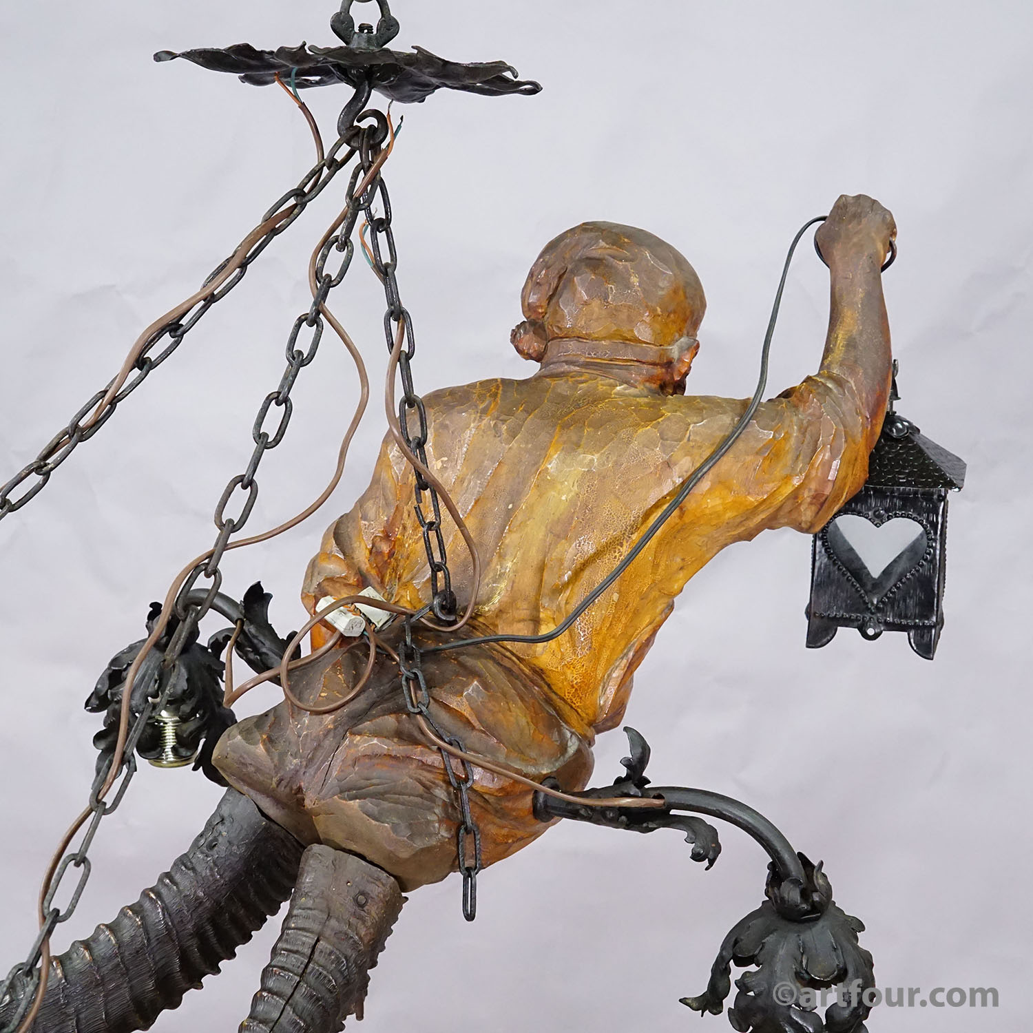 Antique Lustermaennchen of a Cellar Master, Germany 1920