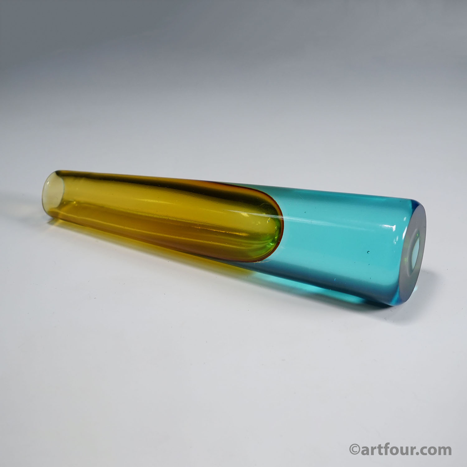 Vintage Murano Sommerso Glass Vase by Salviati & Co. ca. 1960