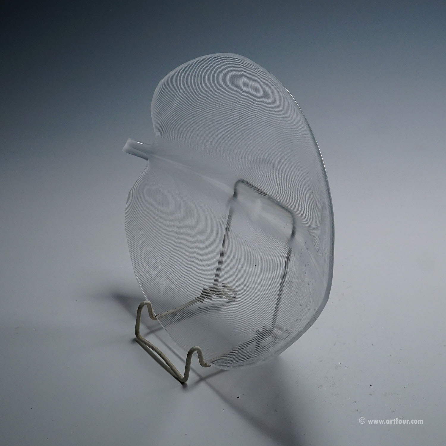 Vintage Tessuto Plate by Tyra Lundgren for Venini, Murano