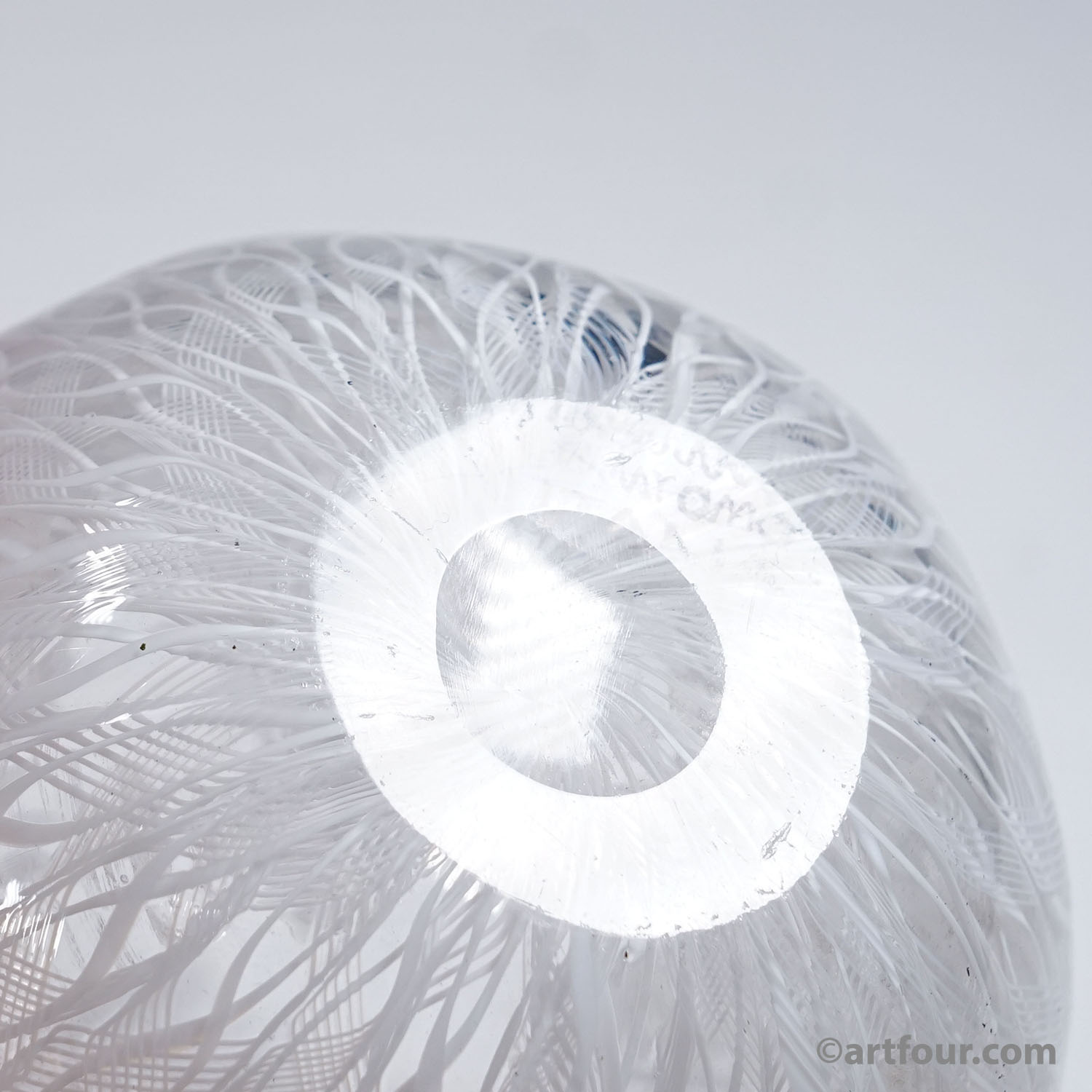 Fazzoletto Zanfirico Vase by Fulvio Bianconi for Venini, Venice Murano 1950s