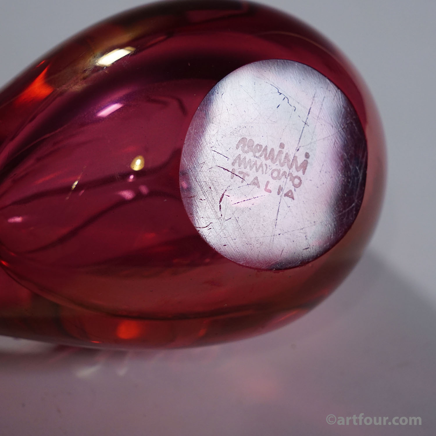 Bird Sculpture by Tyra Lundgren for Venini 1930s