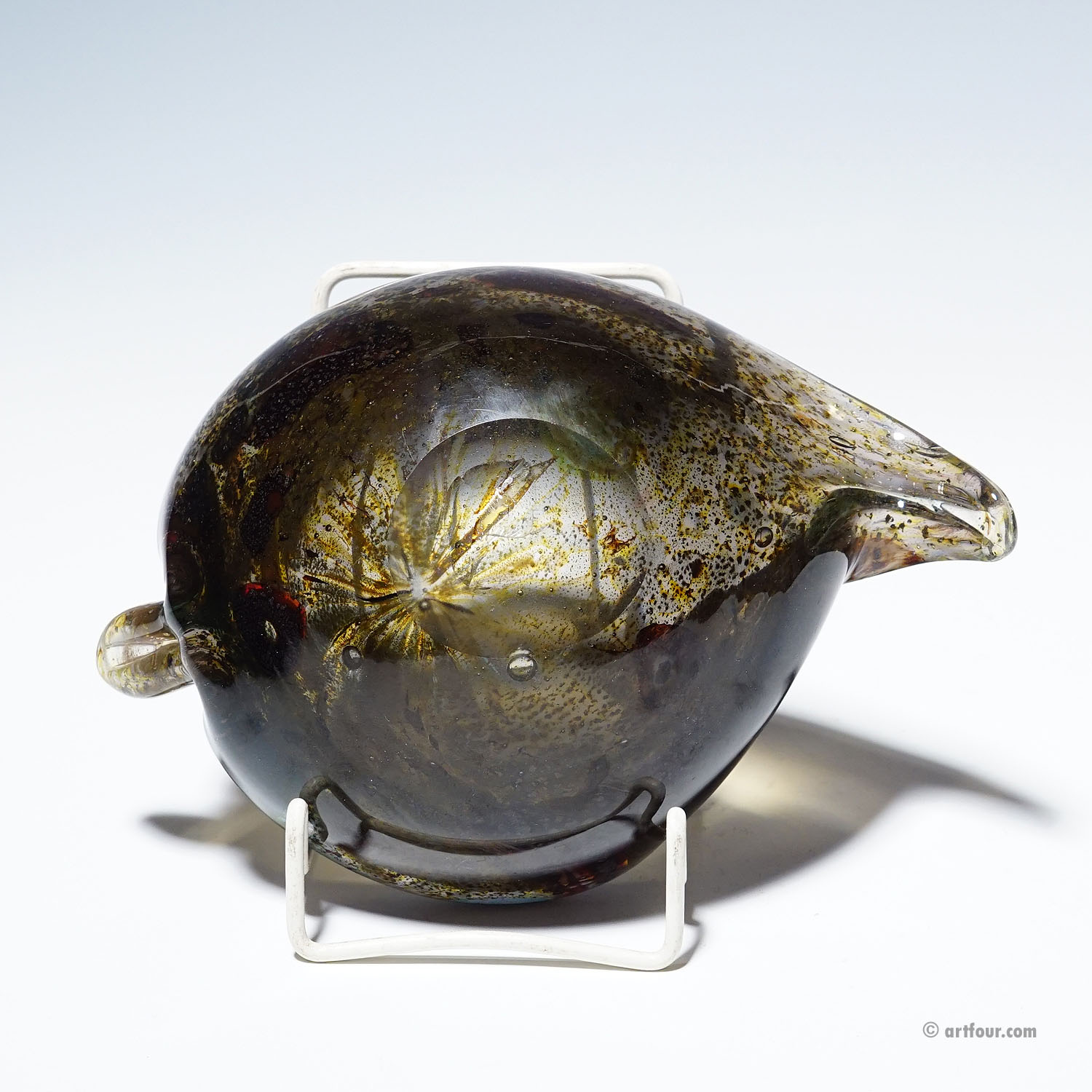 Vintage Murano Tutti Frutti Glass Bowl 1950s