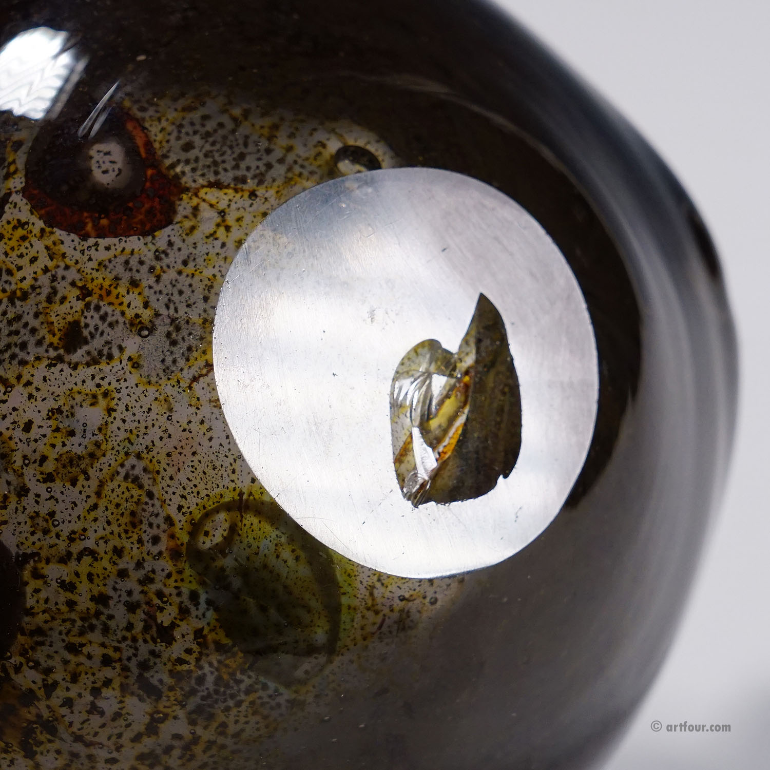 Vintage Murano Tutti Frutti Glass Bowl 1950s