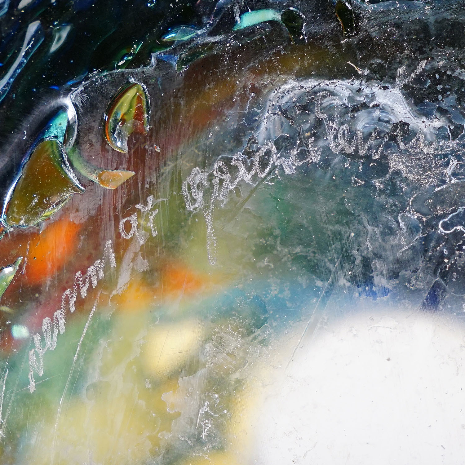 Large Spherical Vase Geacolor by Gae Aulenti for Venini, Murano, 1997