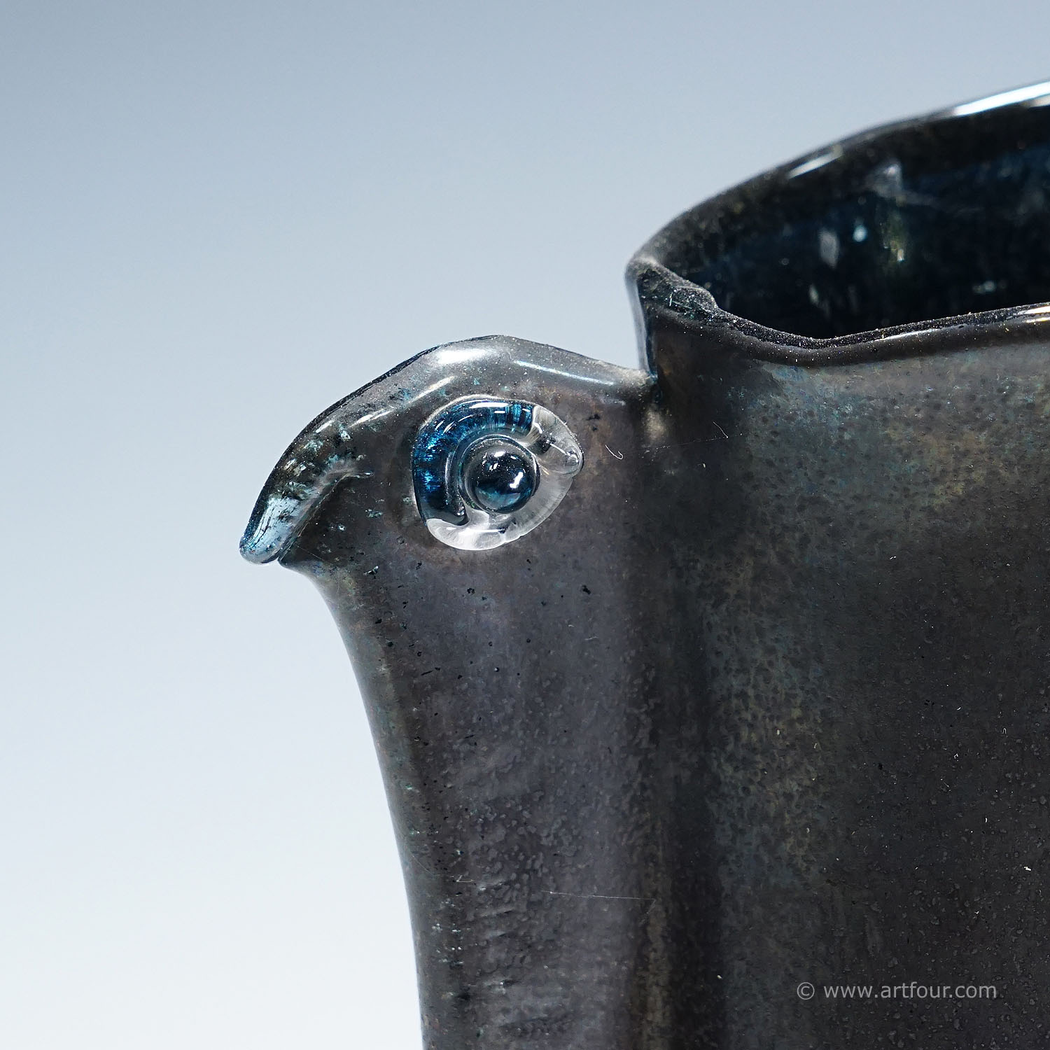 Vintage Ercole Barovier - Barovier & Toso Barbarico Vase 1951