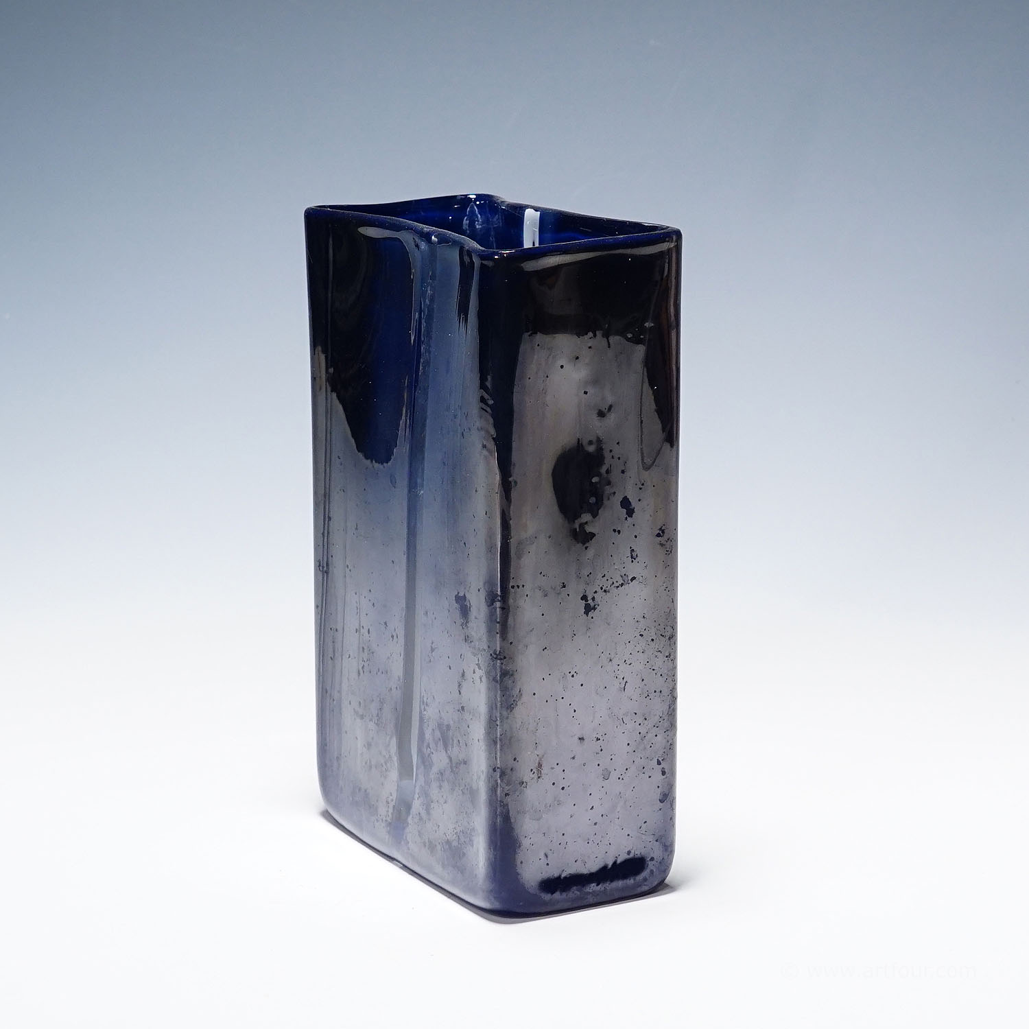 Murano Art Glass Vase Scolpiti by Toni Zuccheri for Venini 1967