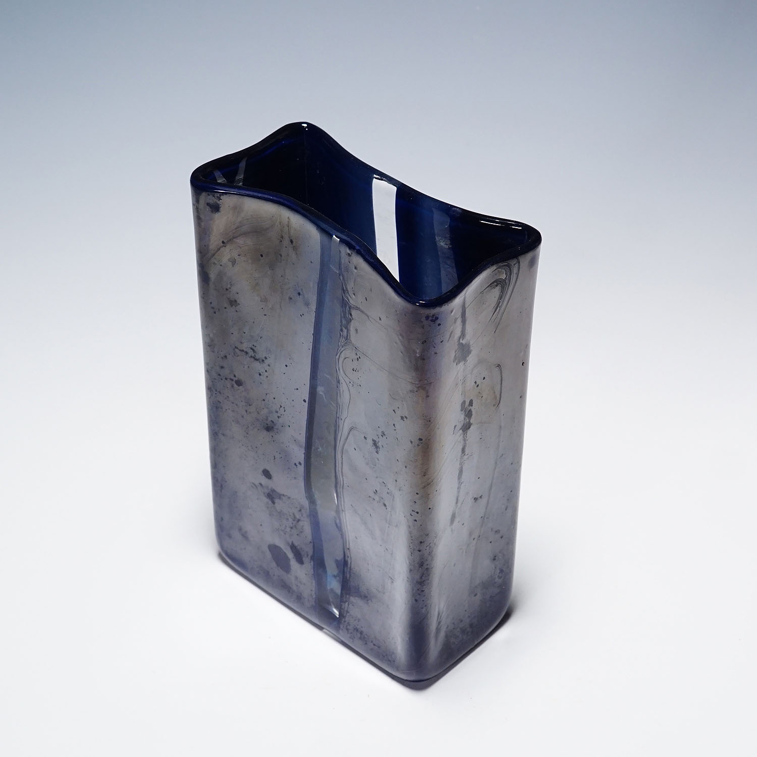 Murano Art Glass Vase Scolpiti by Toni Zuccheri for Venini 1967