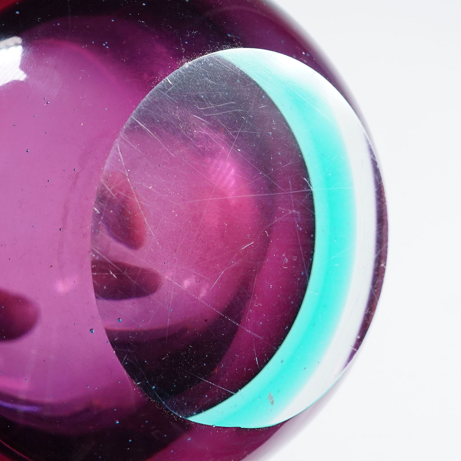 Vintage Art Glass Vase by Seguso Vetri D'Arte Murano