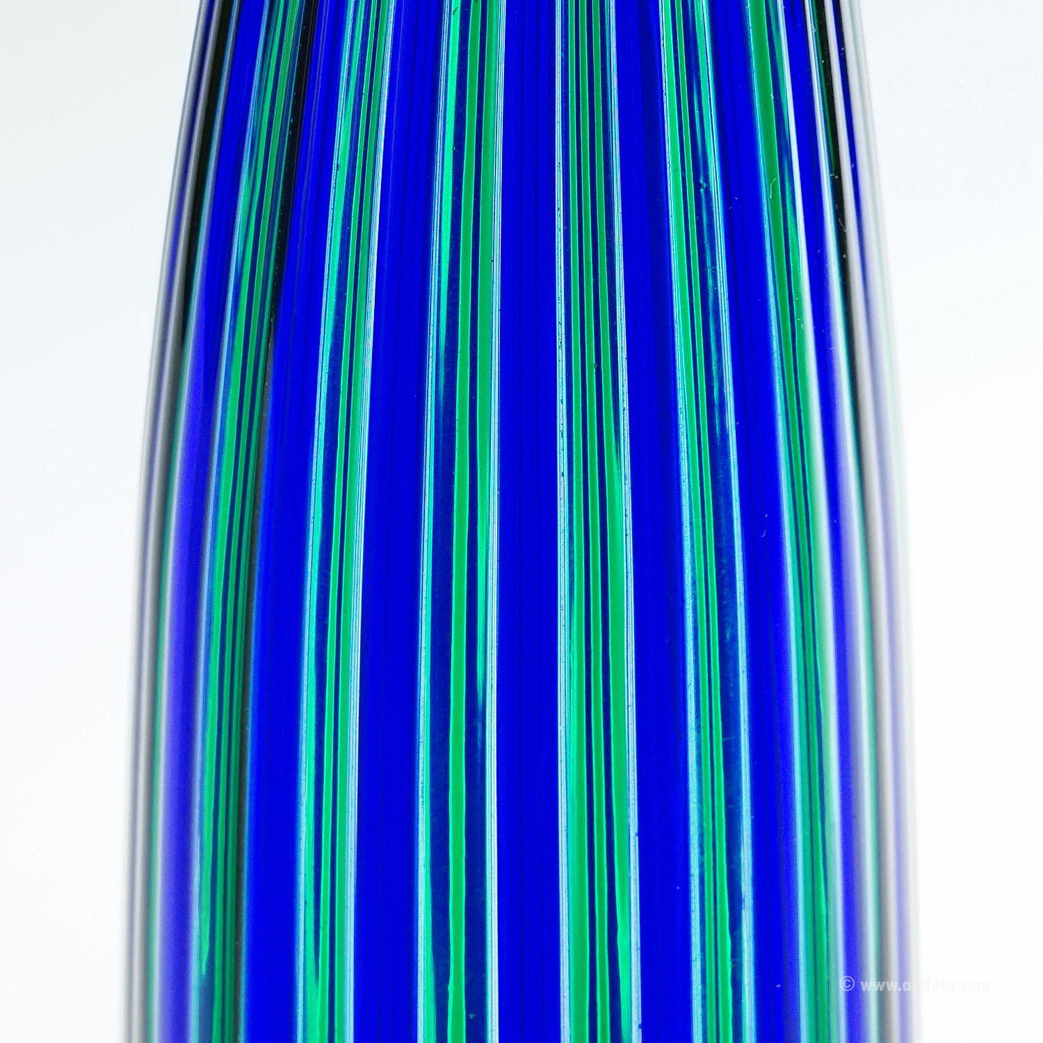 Venini A Canne Bottle 'Elixir' by Gio Ponti Venice Murano