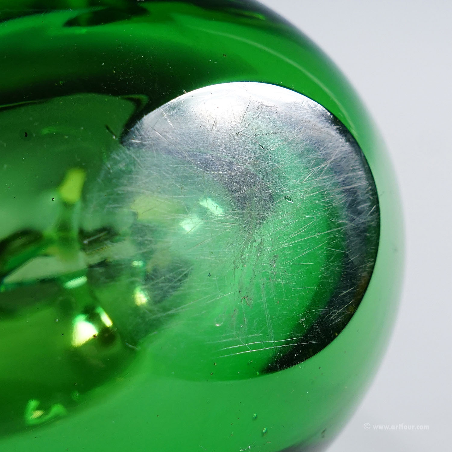 Sommerso Glass bird Sculpture, Flavio Poli for Seguso Murano 1953