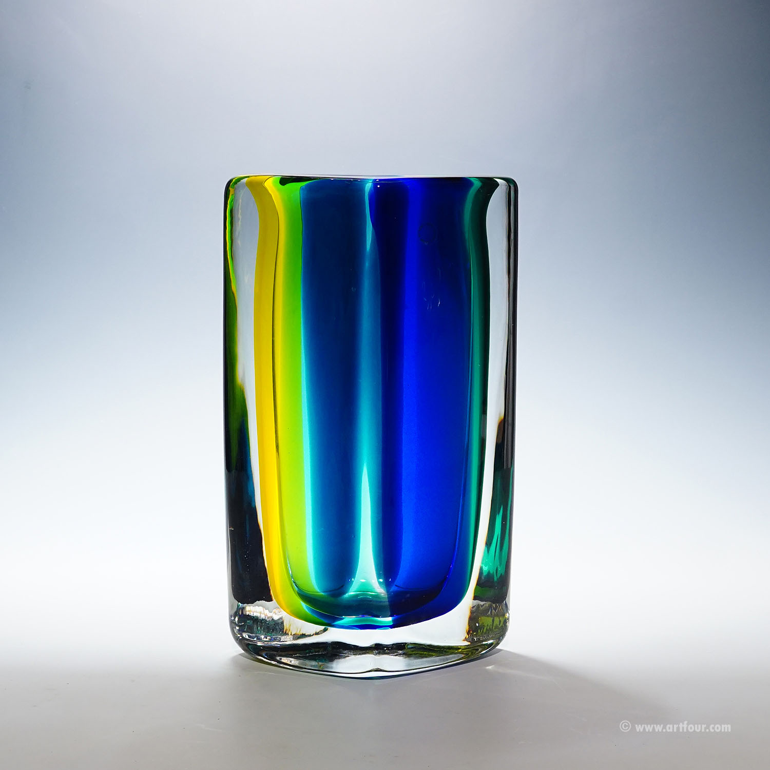 Vase 'Fiji' by Fulvio Bianconi for Venini, Venice Murano 1998