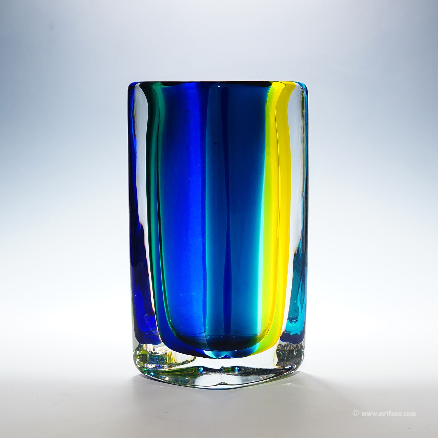 Vase 'Fiji' by Fulvio Bianconi for Venini, Venice Murano 1998