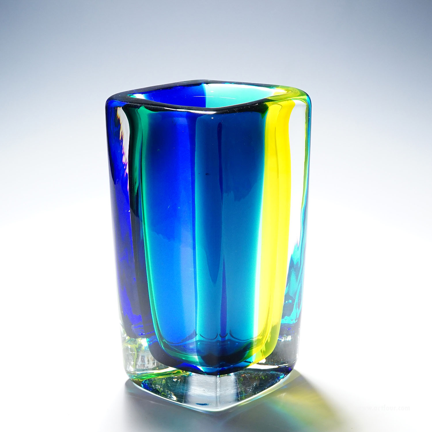 Vase 'Fiji' by Fulvio Bianconi for Venini, Venice Murano 1998