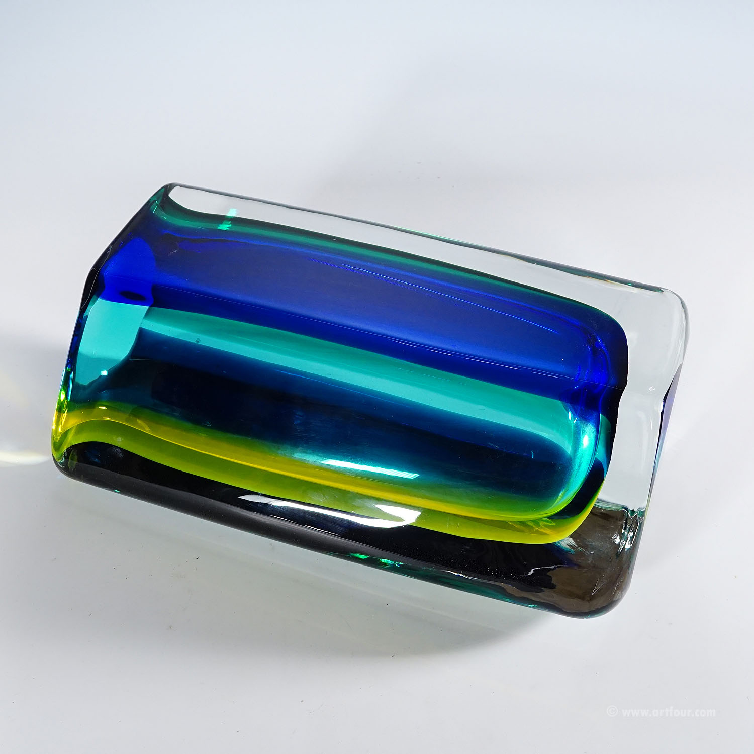 Vase 'Fiji' by Fulvio Bianconi for Venini, Venice Murano 1998