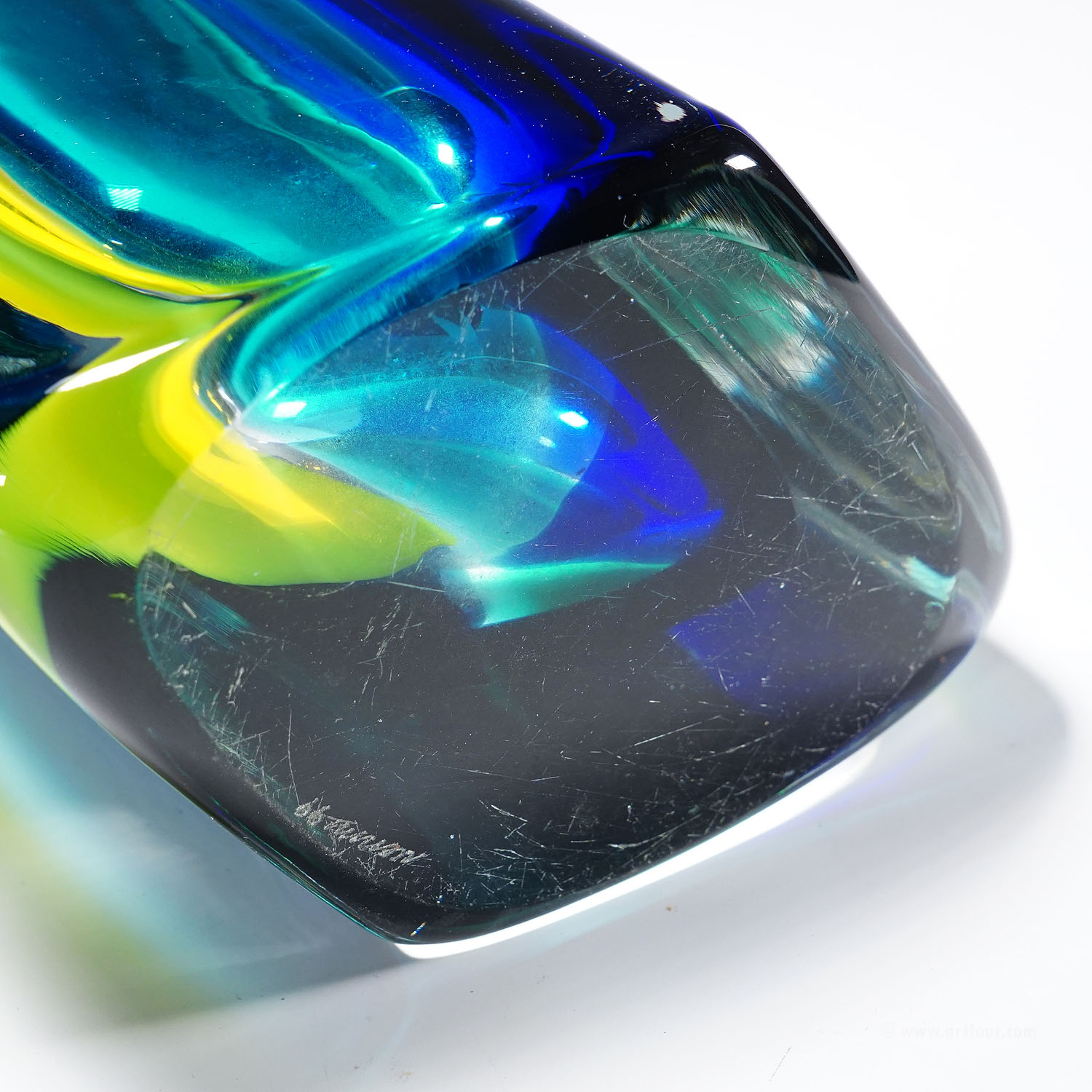 Vase 'Fiji' by Fulvio Bianconi for Venini, Venice Murano 1998