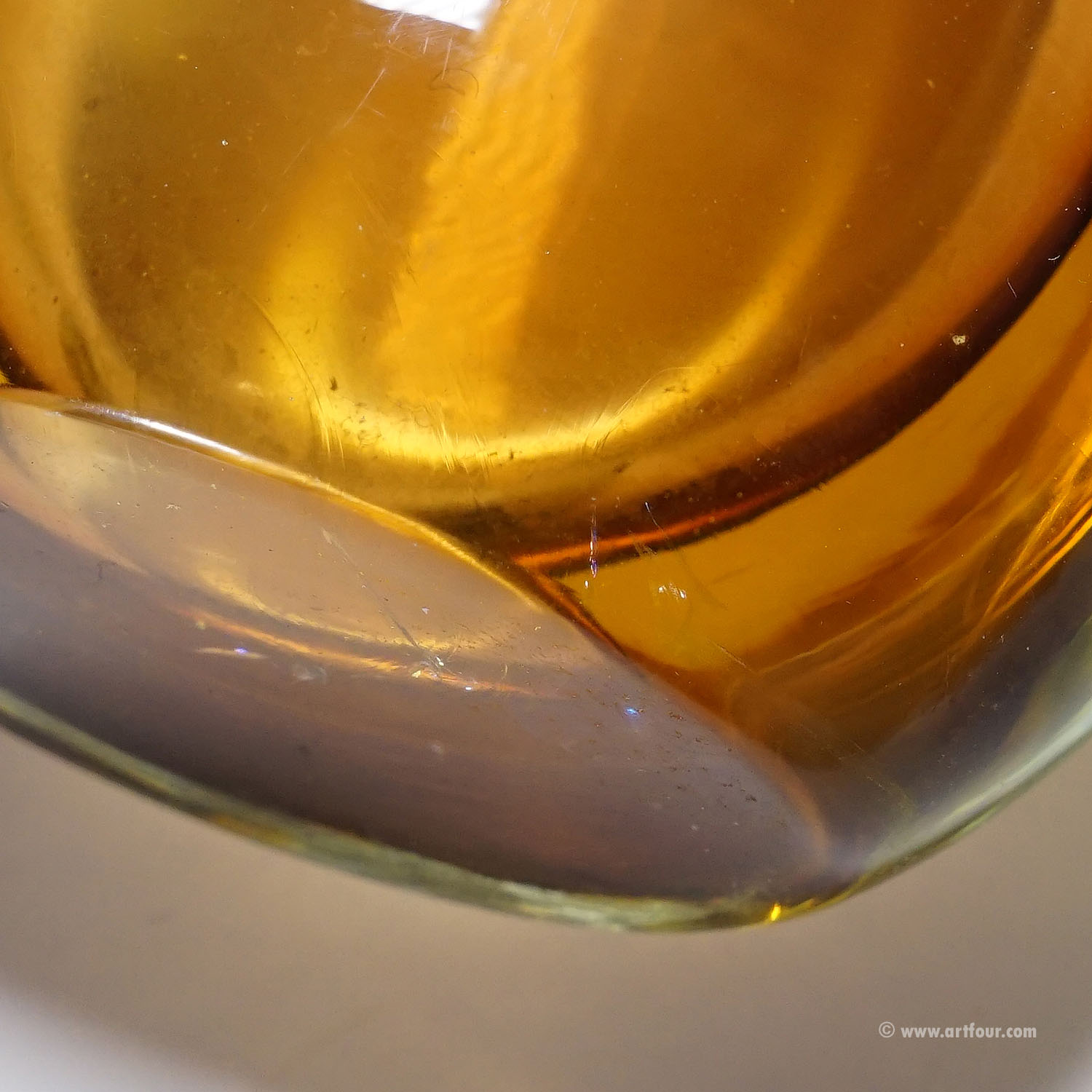 Vintage Art Glass Vase by Seguso Vetri D'Arte Murano