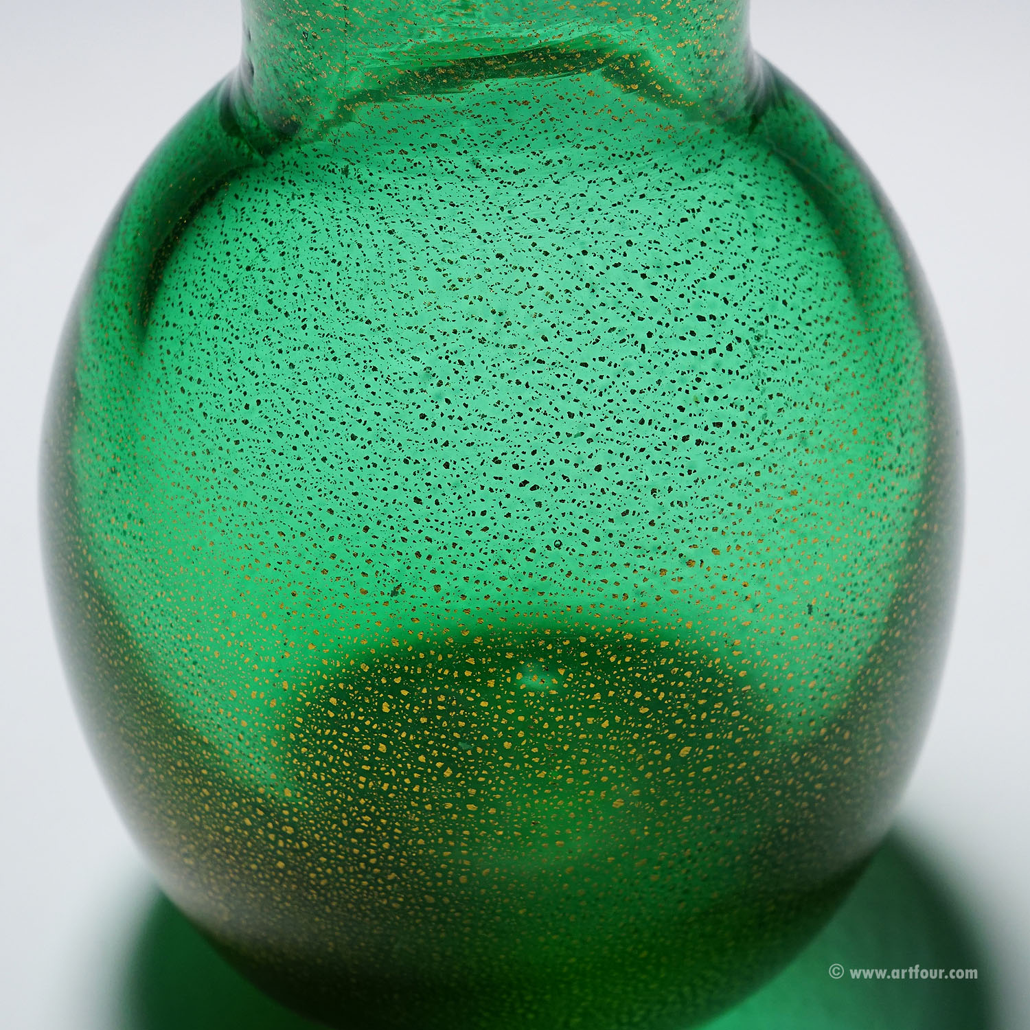 Vintage Art Glass Vase by Seguso Murano 1950s