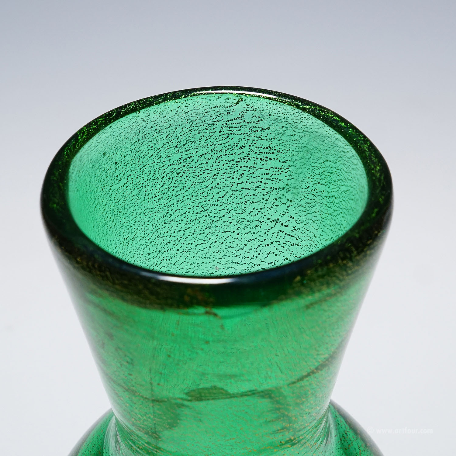 Vintage Art Glass Vase by Seguso Murano 1950s