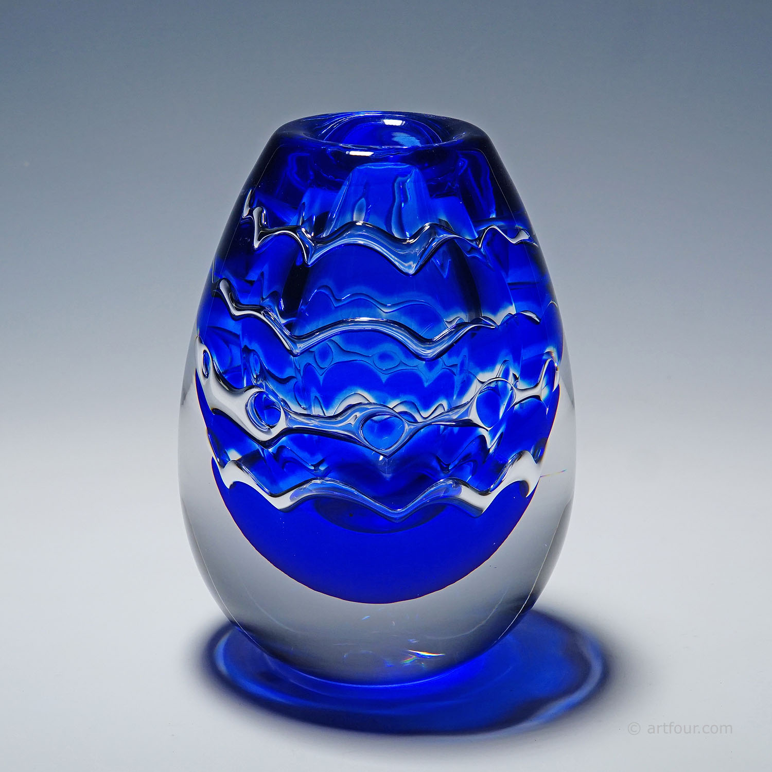 Unique Ariel Vase by Mikael Kenlind for Vase Vitreum, Sweden