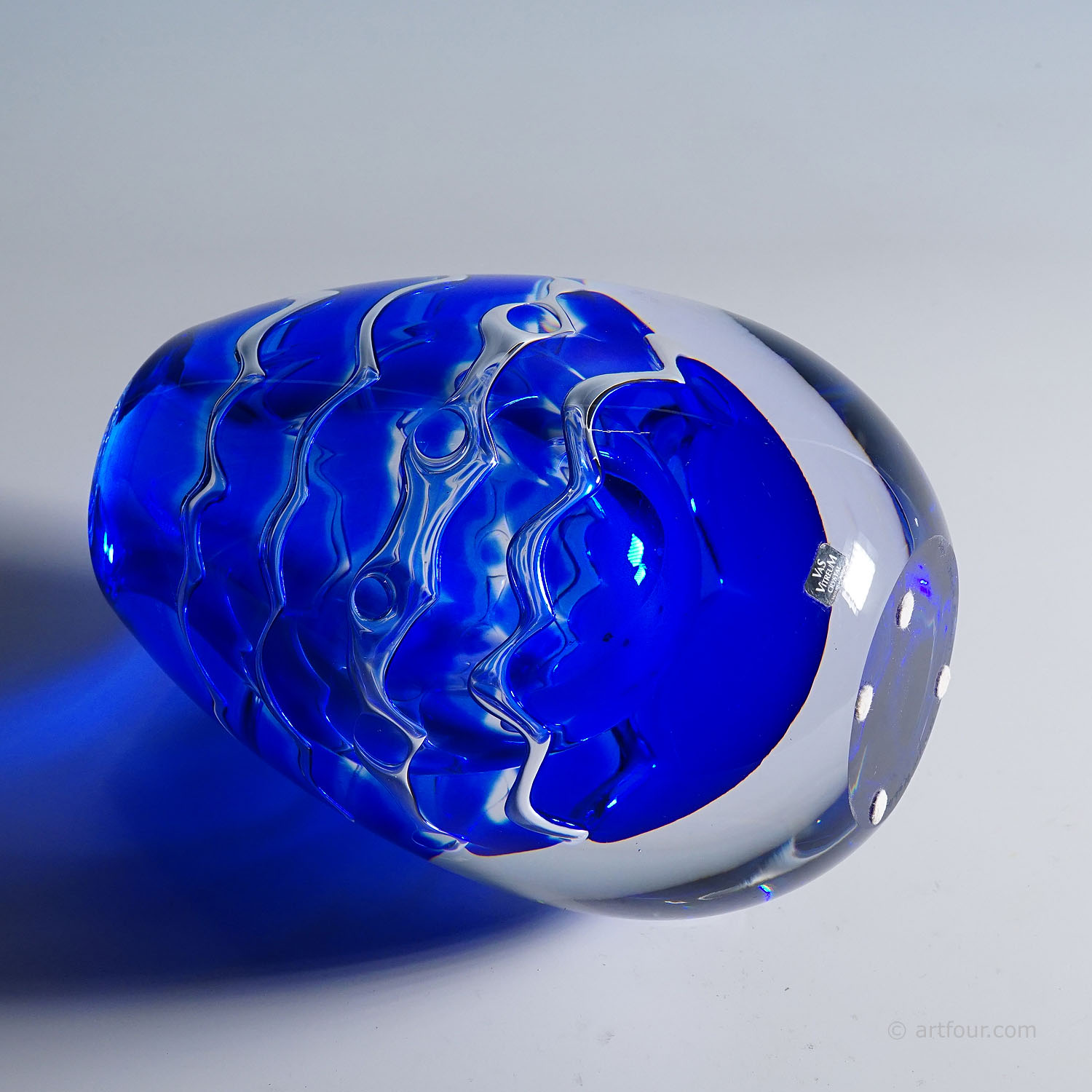 Unique Ariel Vase by Mikael Kenlind for Vase Vitreum, Sweden