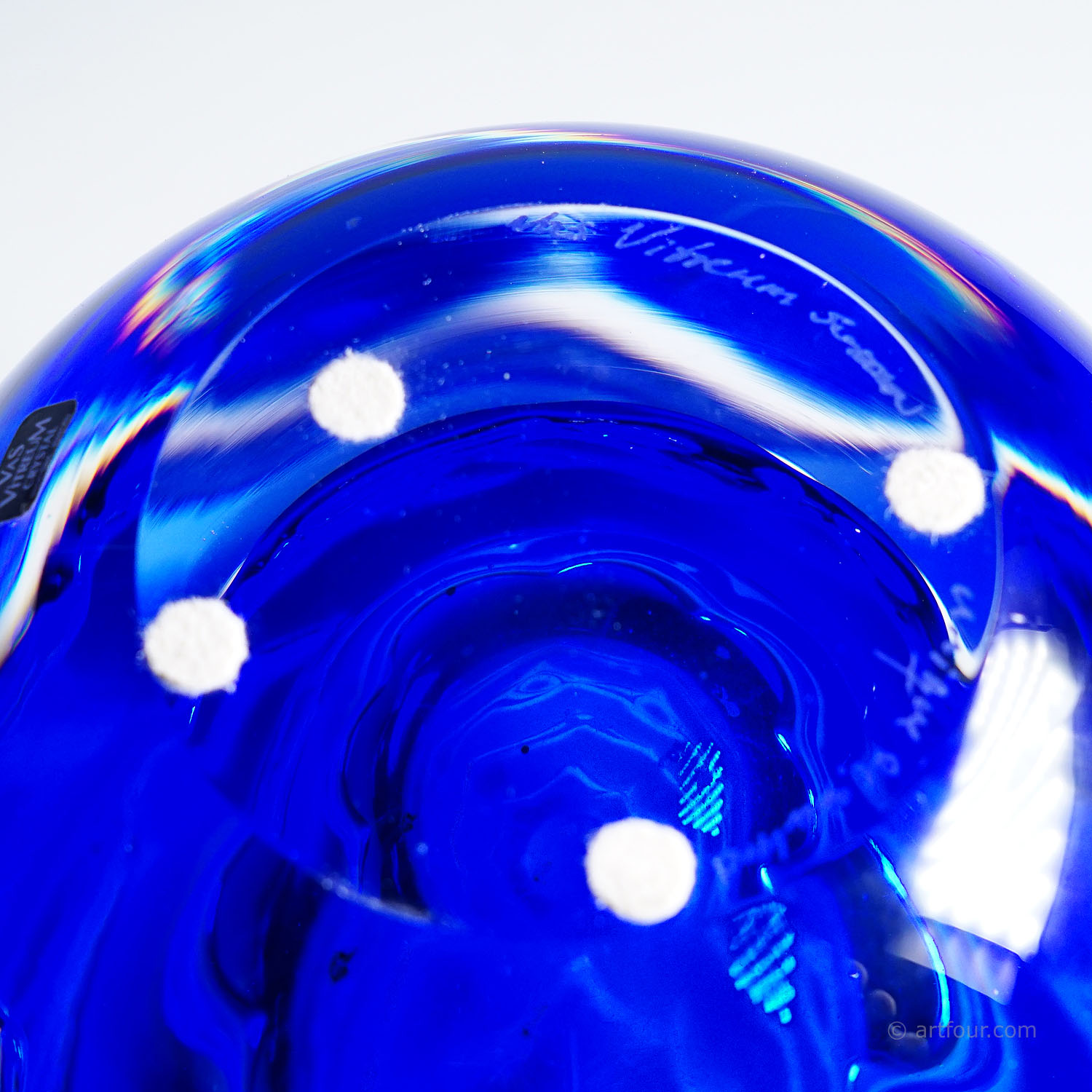 Unique Ariel Vase by Mikael Kenlind for Vase Vitreum, Sweden