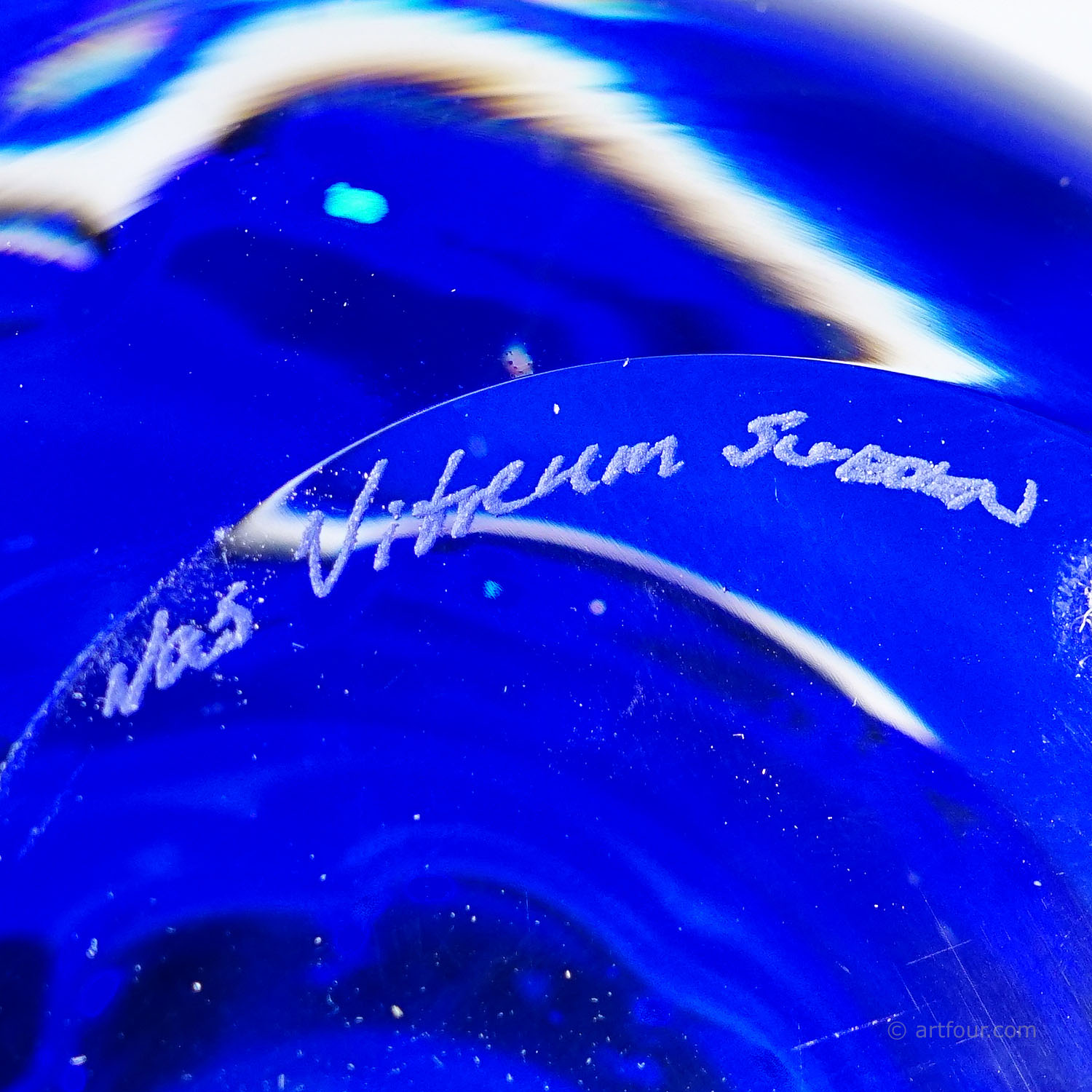 Unique Ariel Vase by Mikael Kenlind for Vase Vitreum, Sweden